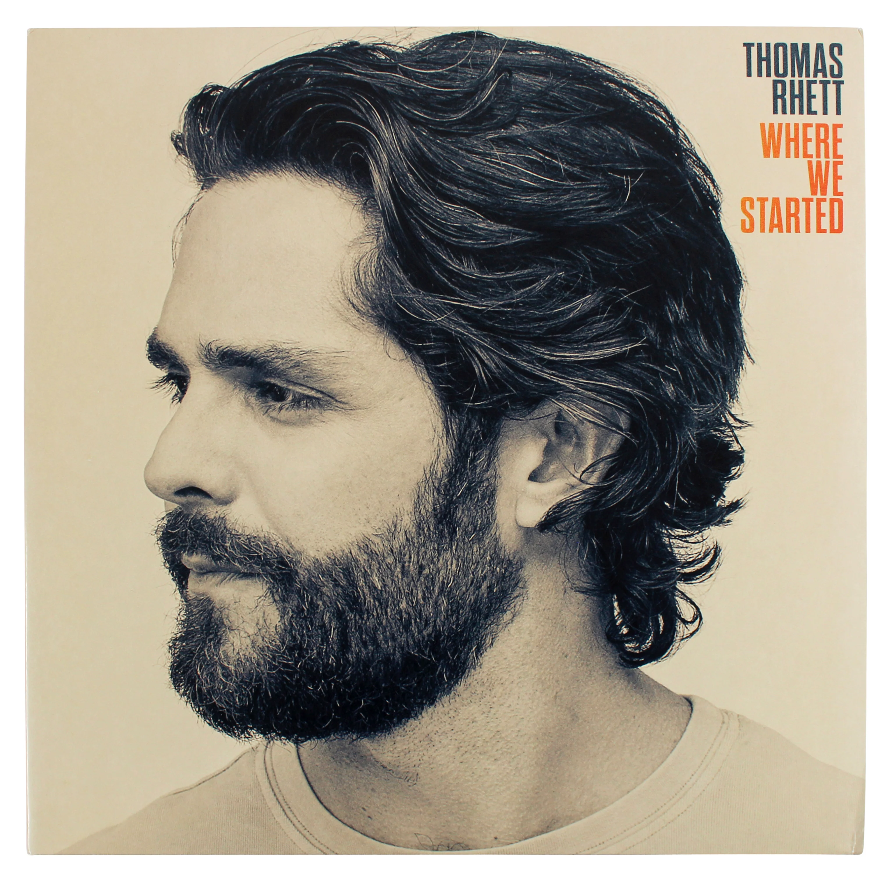 Thomas Rhett Authentic Signed Where We Started Album Flat w/ Album & Vinyl BAS - Image 6