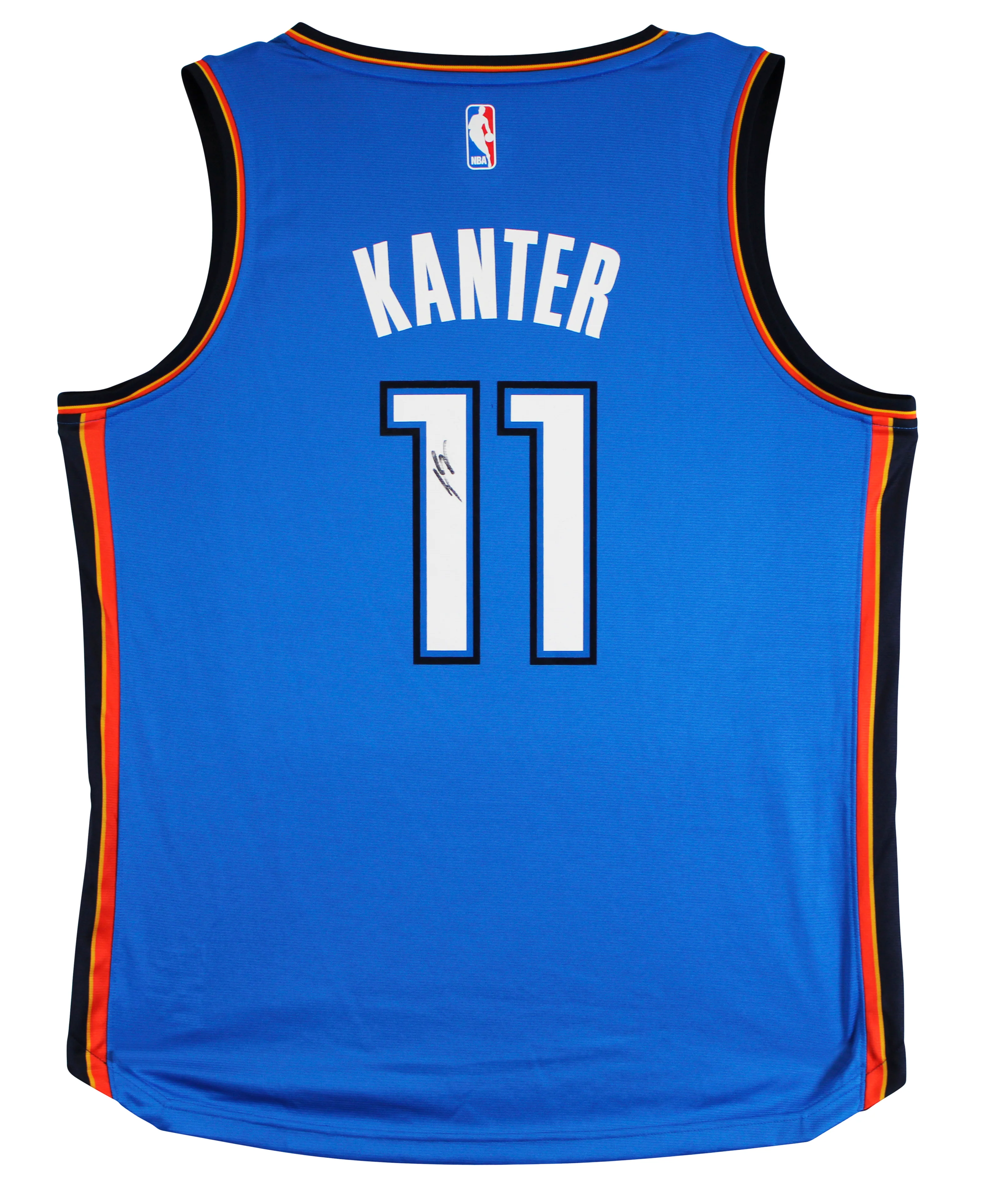 Thunder Enes Kanter Signed Blue Fanatics Swingman Jersey PSA/DNA #AK30573 - Image 3