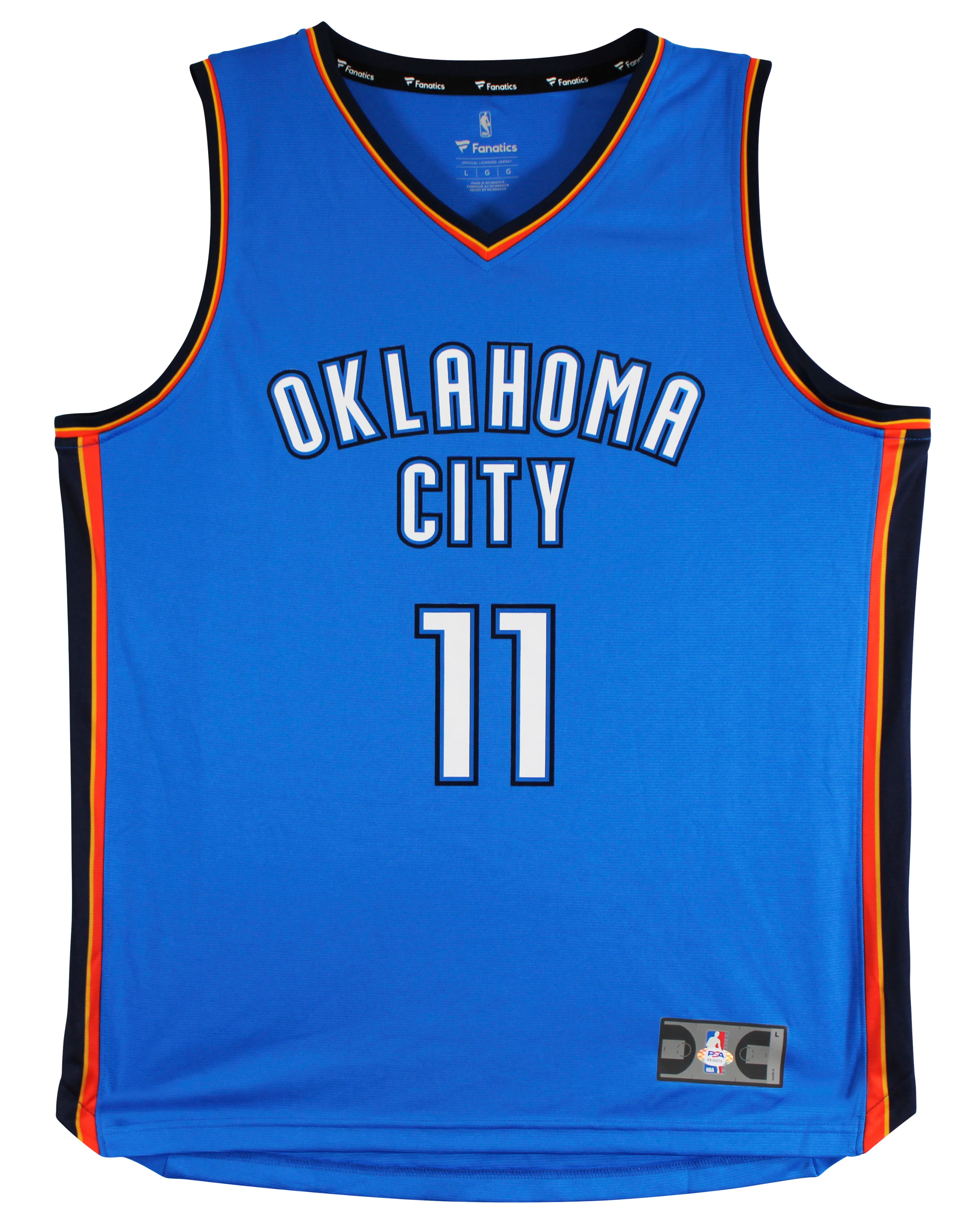 Thunder Enes Kanter Signed Blue Fanatics Swingman Jersey PSA/DNA #AK30573 - Image 5