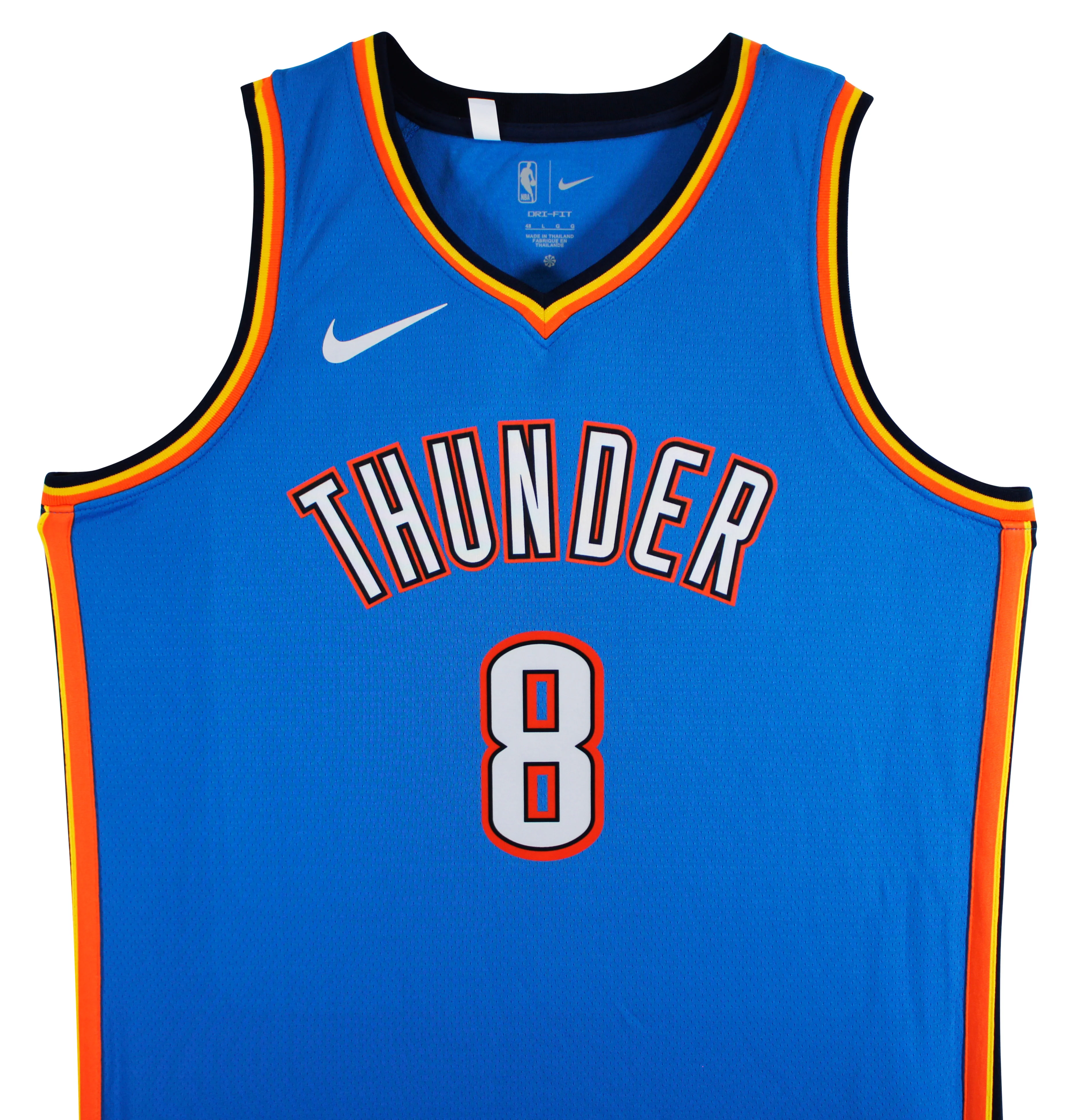 Thunder Jalen Williams Signed Blue Nike Icon Finals Edition Swingman Jersey JSA - Image 6