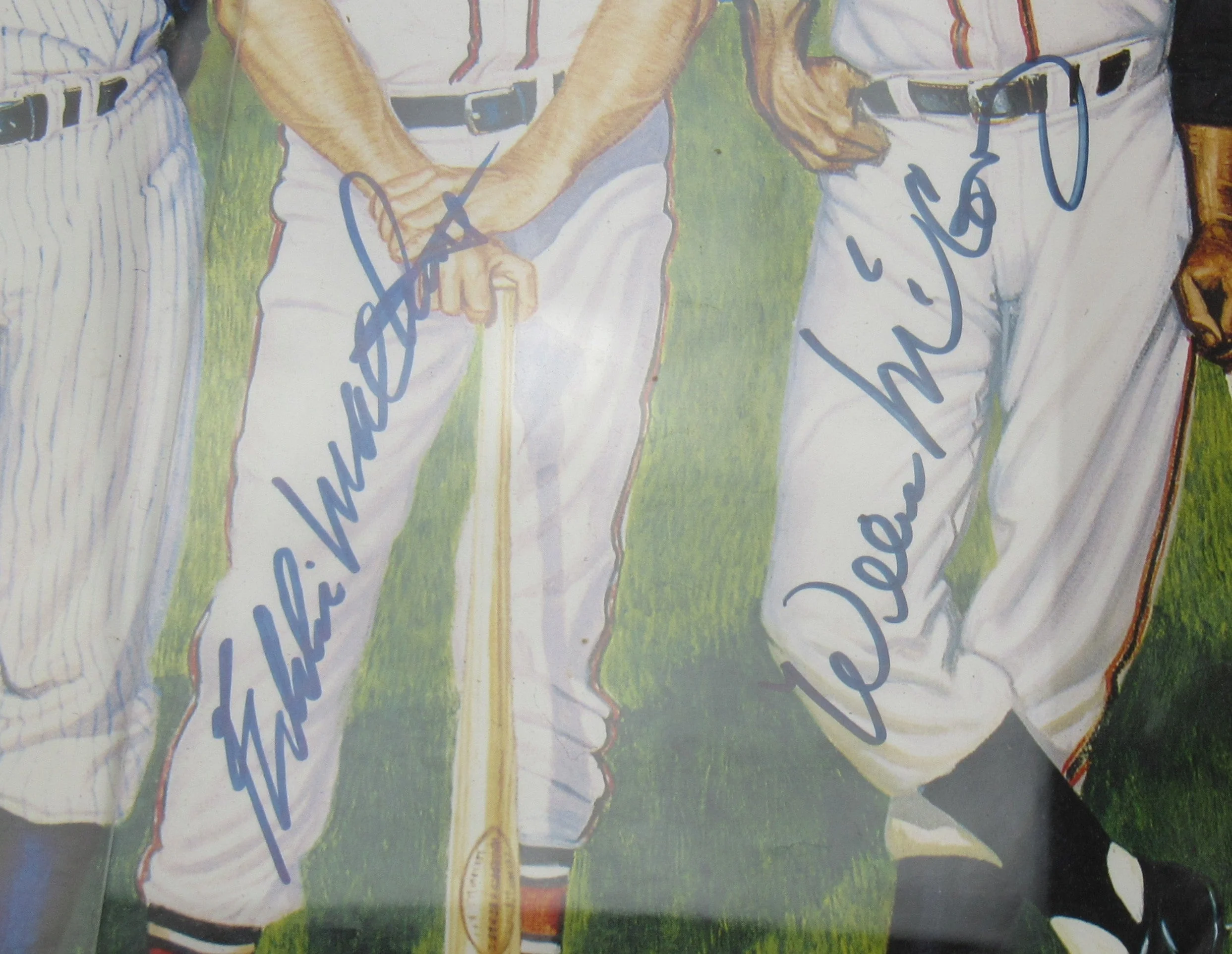 500 Home Run Club Signed Poster JSA LOA ZZ29119 - Mickey Mantle + 8 Others. - Image 5