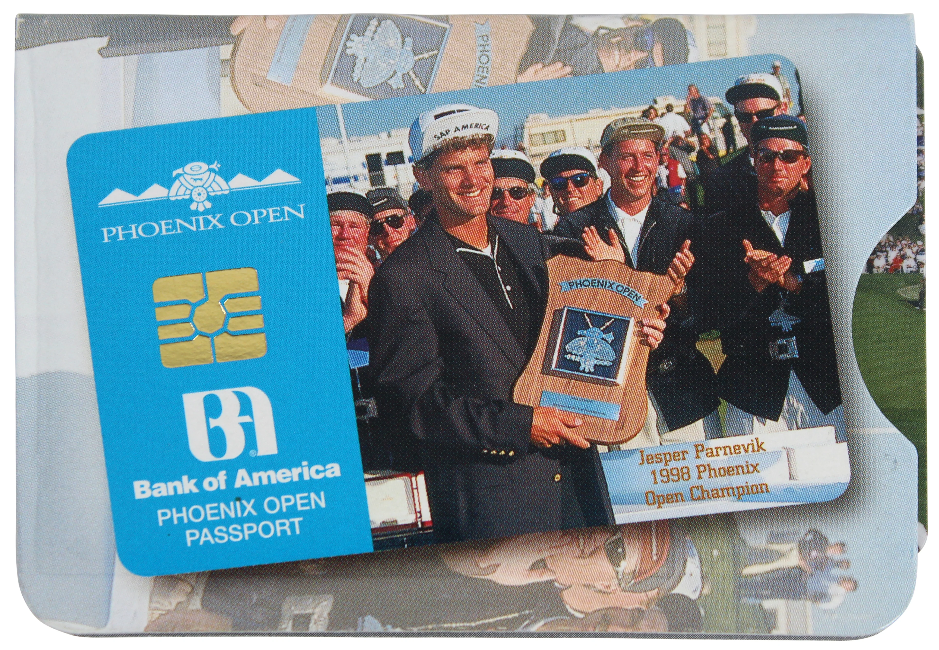 Tiger Woods & Mike "Fluff" Cowan Signed Phoenix Open Autograph Book PSA #T01176 - Image 5
