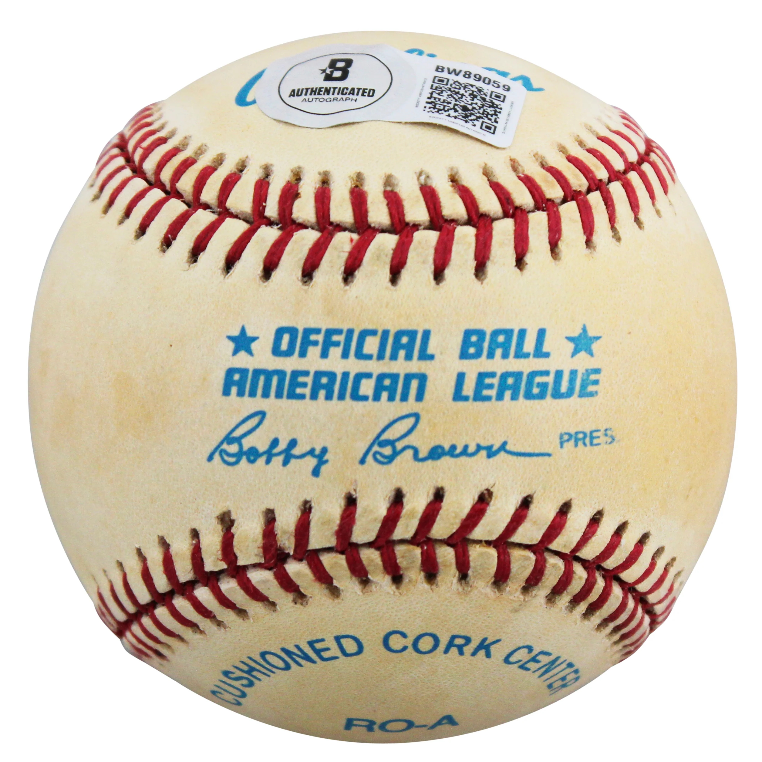 Tigers Al Kaline Authentic Signed Bobby Brown OAL Baseball BAS #BW89059 - Image 8