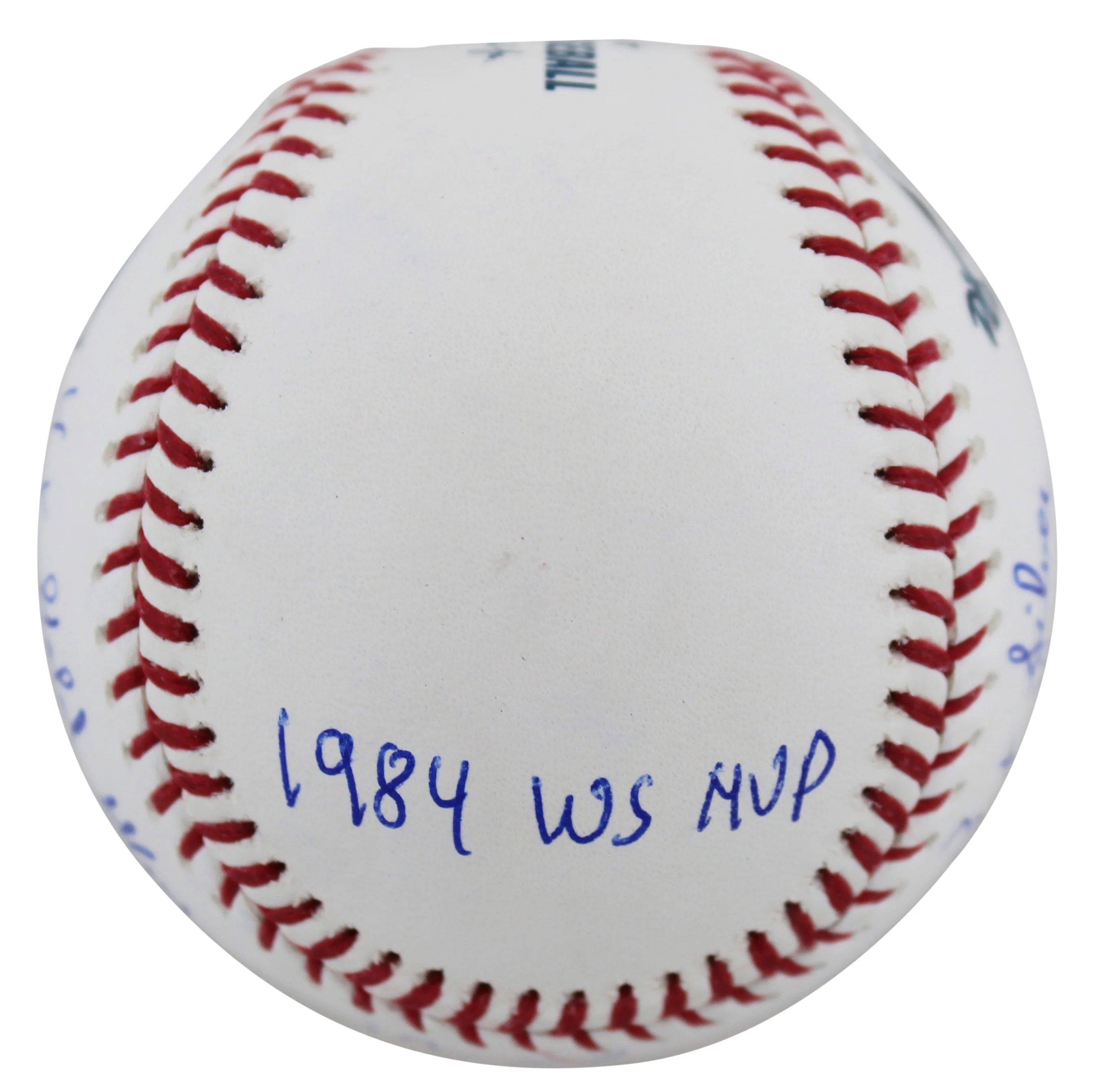 Tigers Alan Trammell "Career Stat" Authentic Signed Oml Baseball BAS Witnessed - Image 4