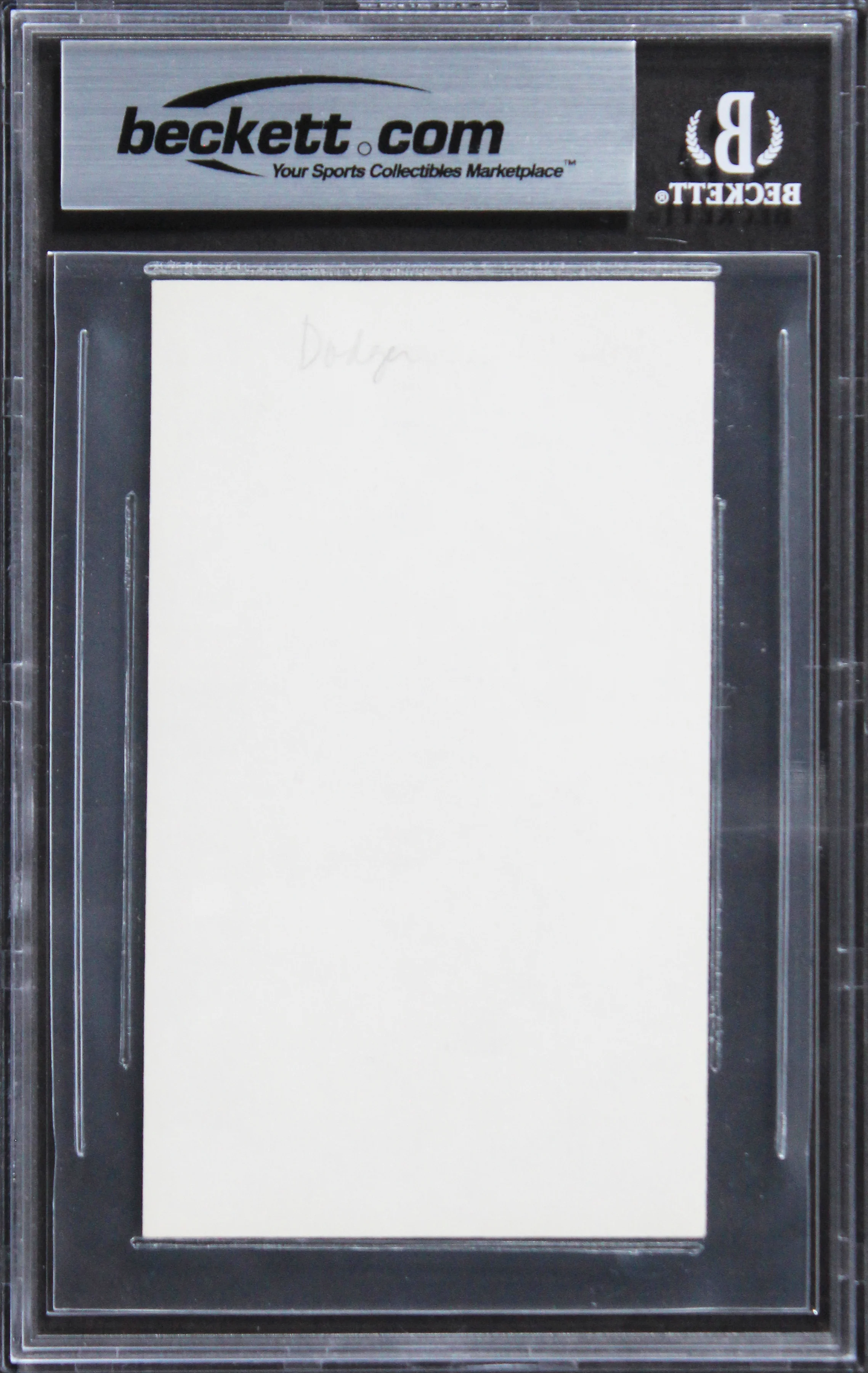 Tigers Kirk Gibson Authentic Signed 3x5 Index Card Autographed BAS Slabbed - Image 3