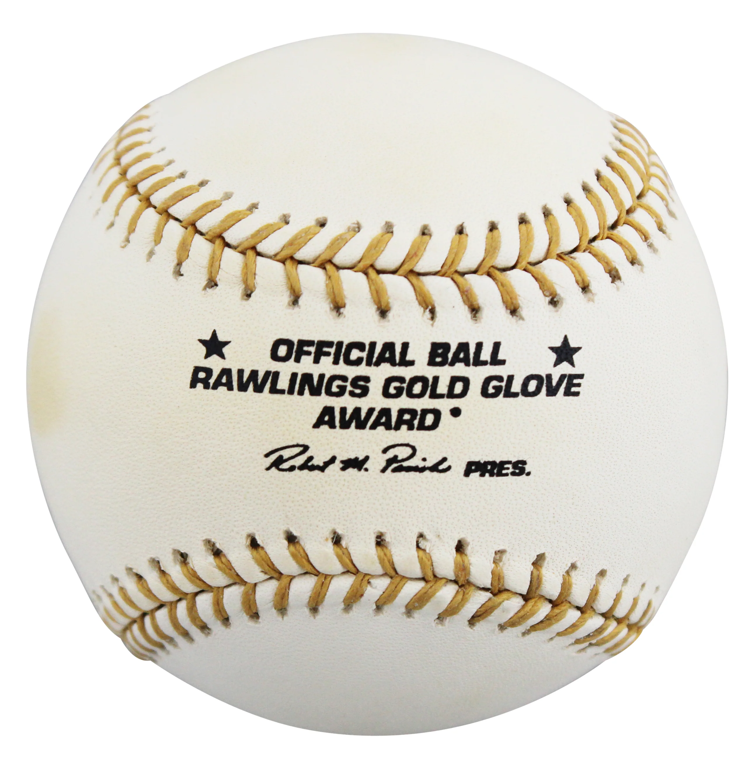 Tigers Lou Whitaker Signed Rawlings Gold Glove Logo OML Baseball BAS #BV01148 - Image 8