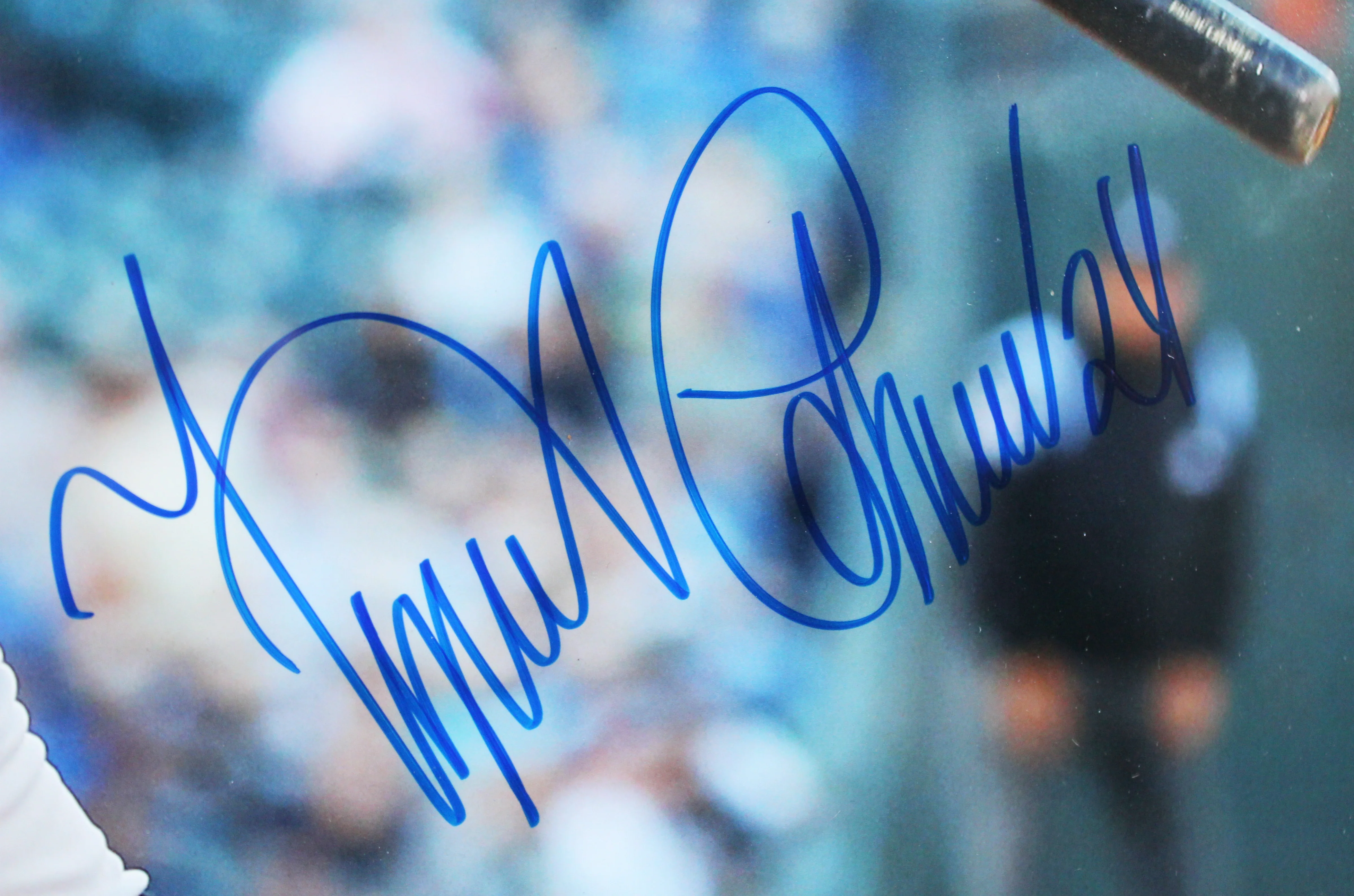 Tigers Miguel Cabrera Authentic Signed 16x20 Framed Photo BAS Witnessed #W294016 - Image 3