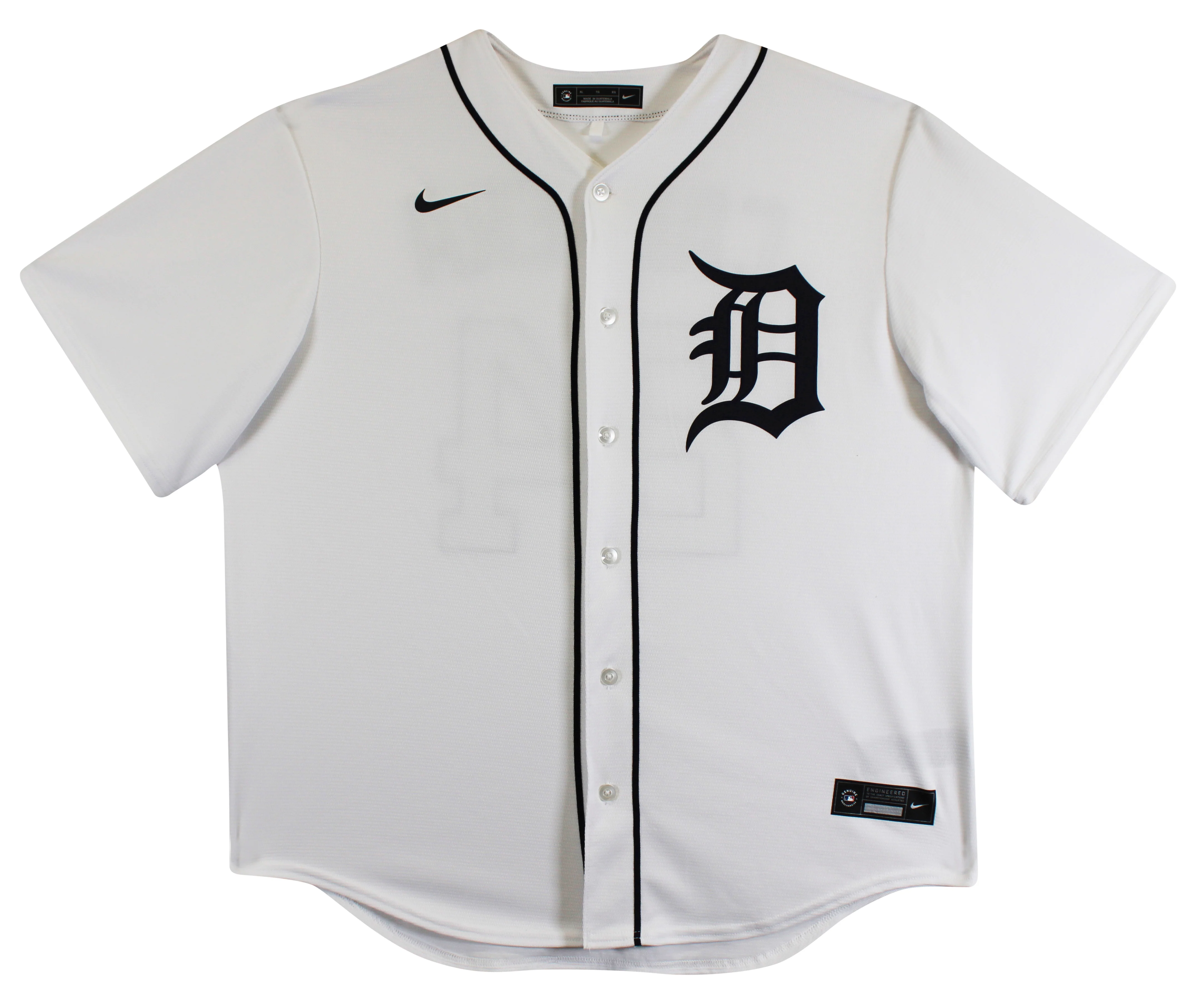 Tigers Miguel Cabrera Authentic Signed White Nike Jersey Autographed JSA - Image 5