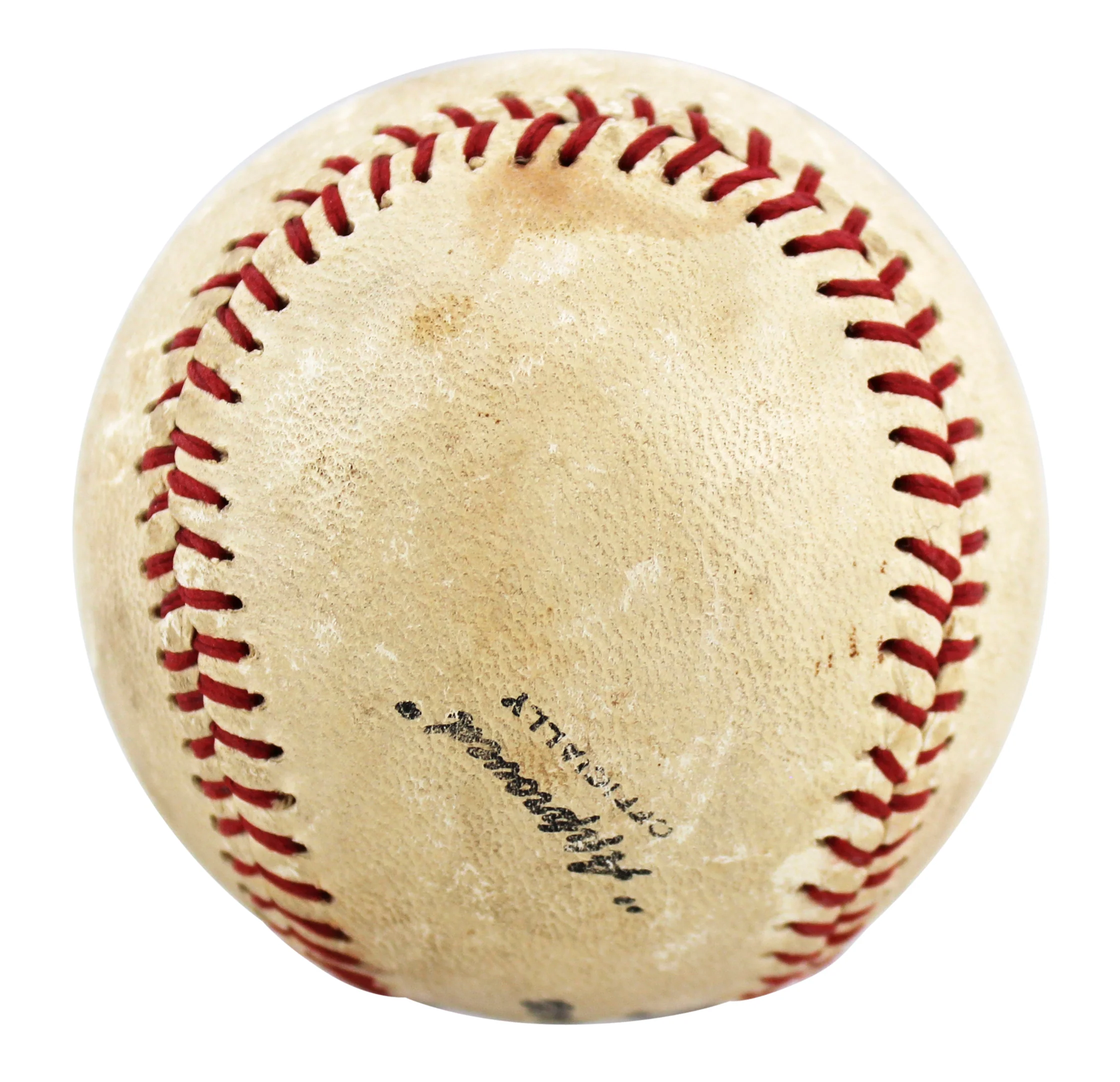 Tigers Ty Cobb "1/11/57" Authentic Signed Little League Baseball PSA #AJ01081 - Image 5