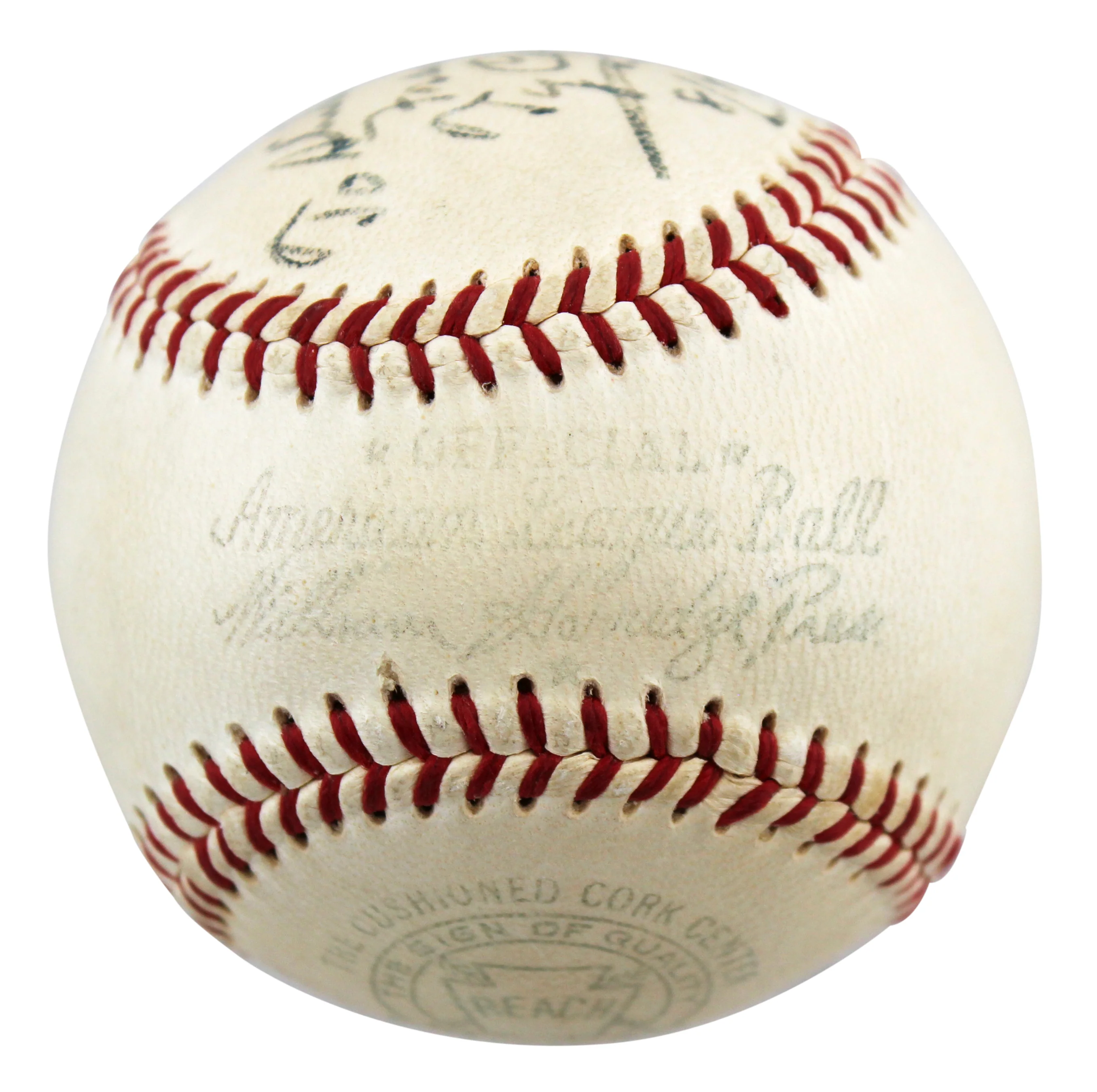 Tigers Ty Cobb To Shirley From 8/8/57 Authentic Signed Oal Baseball JSA #XX00562 - Image 7