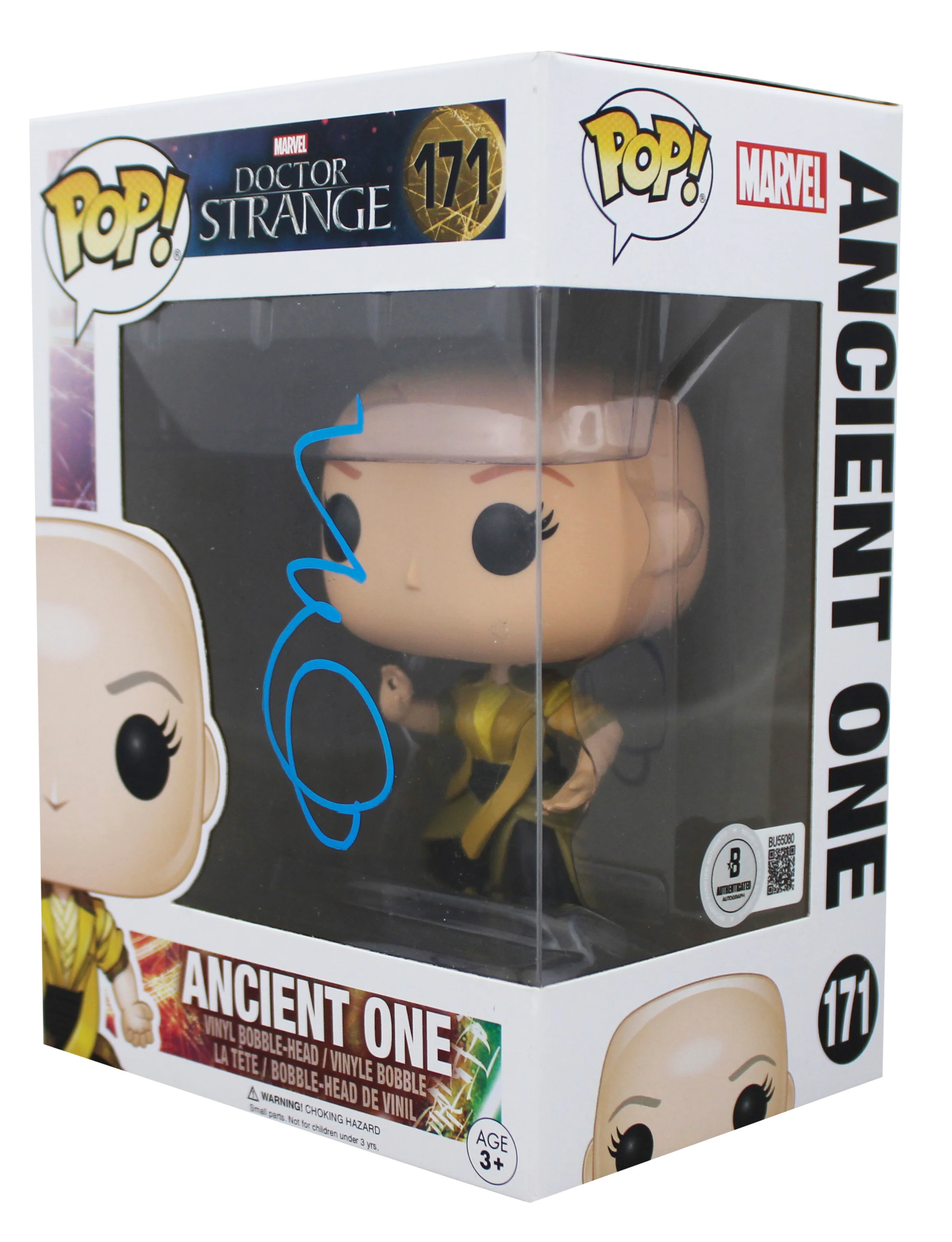 Tilda Swinton Doctor Strange Signed #171 Funko Pop Vinyl Figure BAS #BU55080 - Image 3