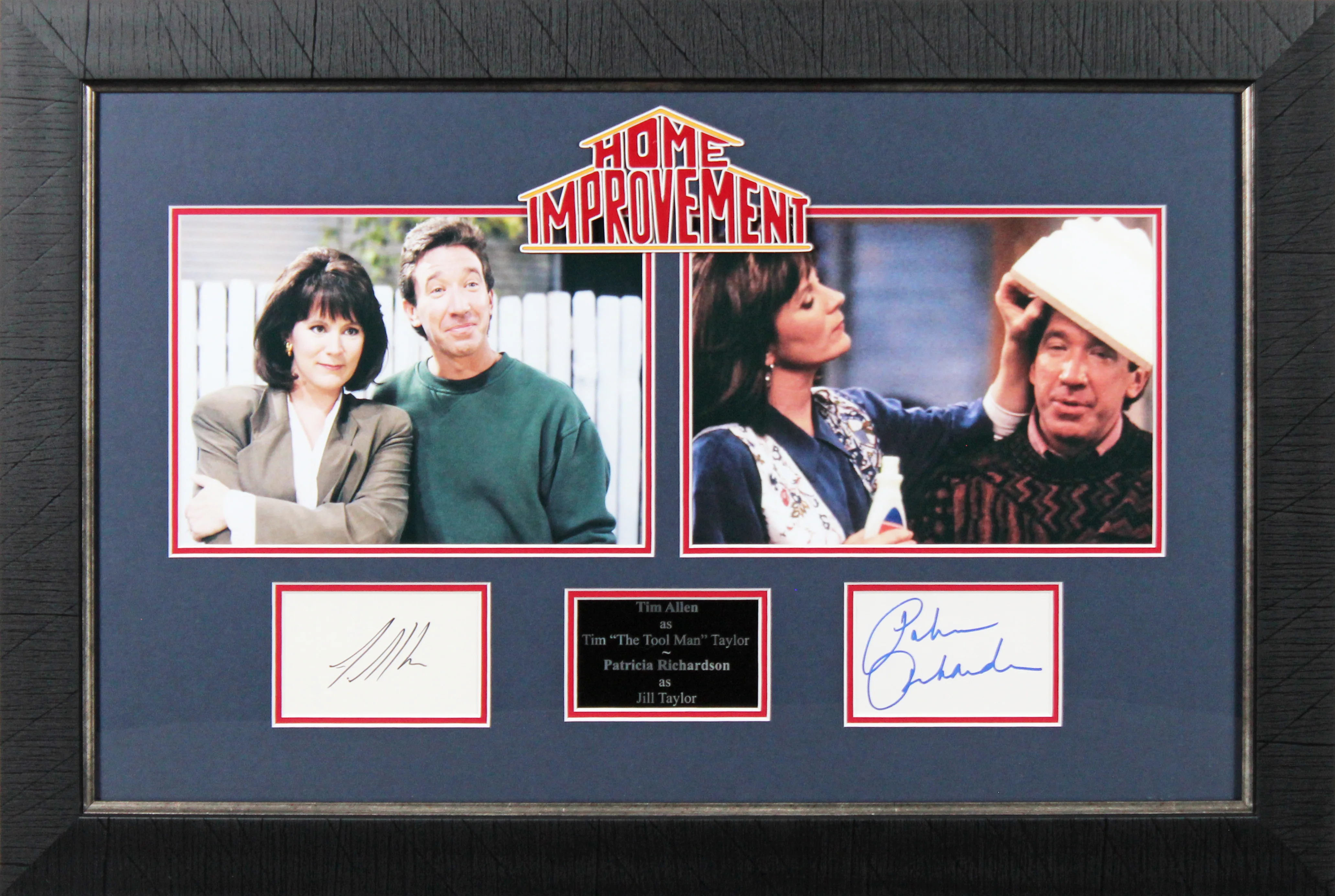 Tim Allen & Patricia Richardson Home Improvement Signed Framed Display BAS LOA - Image 2