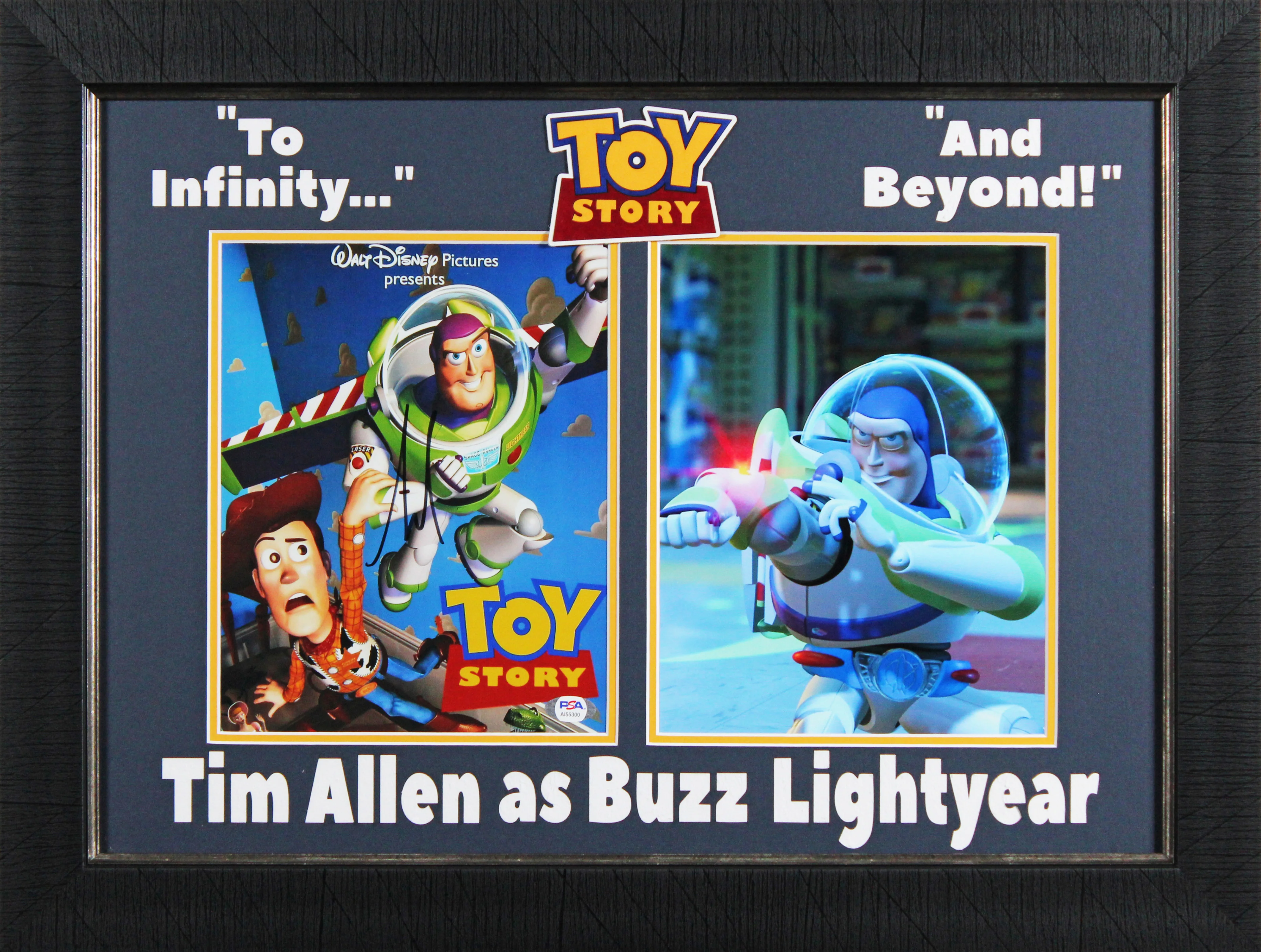 Tim Allen Toy Story Authentic Signed 8x10 Framed Photo PSA/DNA #AI55300 - Image 2