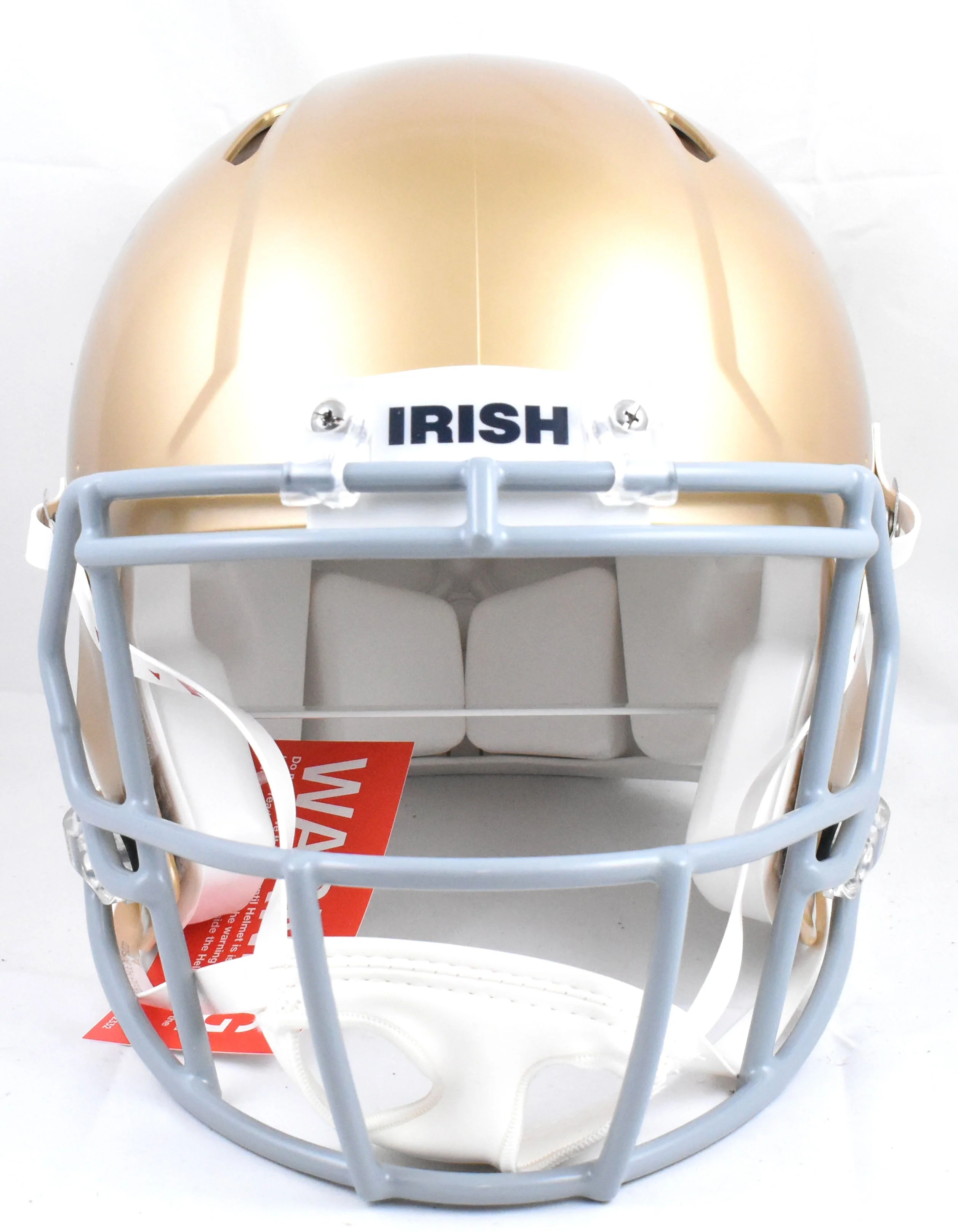 Tim Brown Autographed Notre Dame F/S Speed Authentic Helmet - Fanatics *Black - Image 3