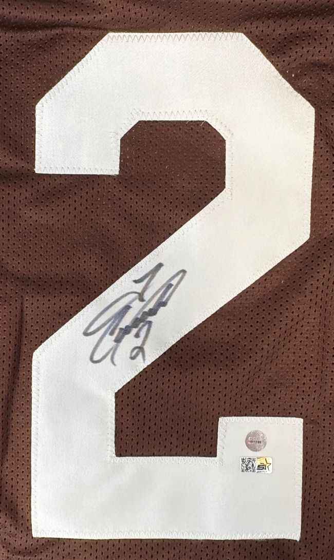 Tim Couch Cleveland Signed Brown Football Jersey Sports Integrity - Image 2