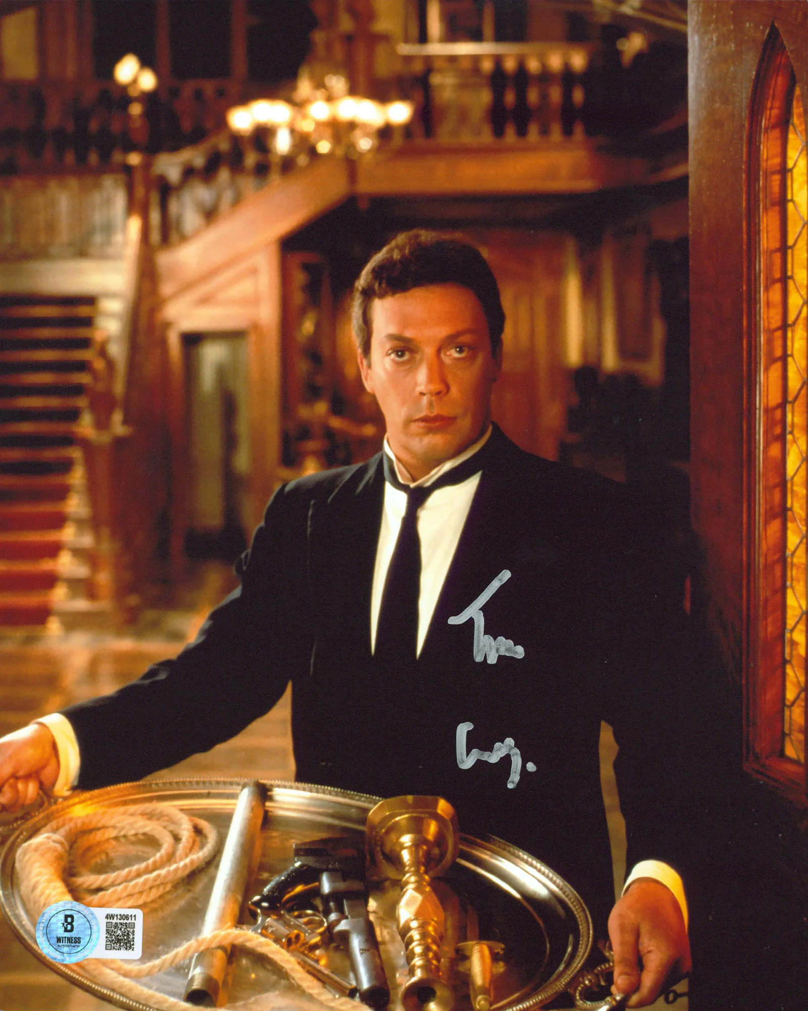 Tim Curry Clue Authentic Signed 8x10 Vertical Photo Autographed BAS 2 - Image 2