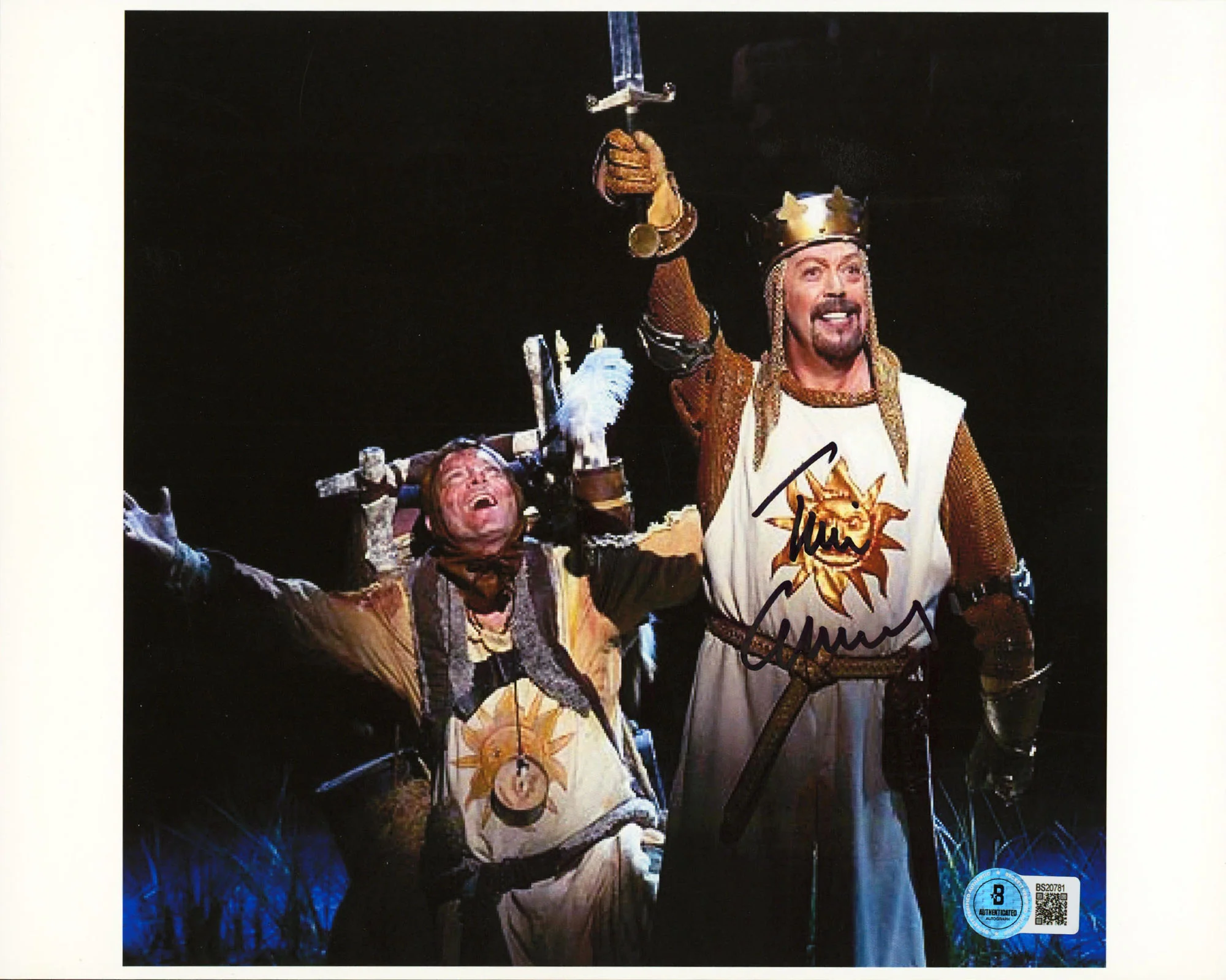 Tim Curry Spamalot Authentic Signed 8.5x11 Horizontal Photo BAS #BS20781 - Image 2