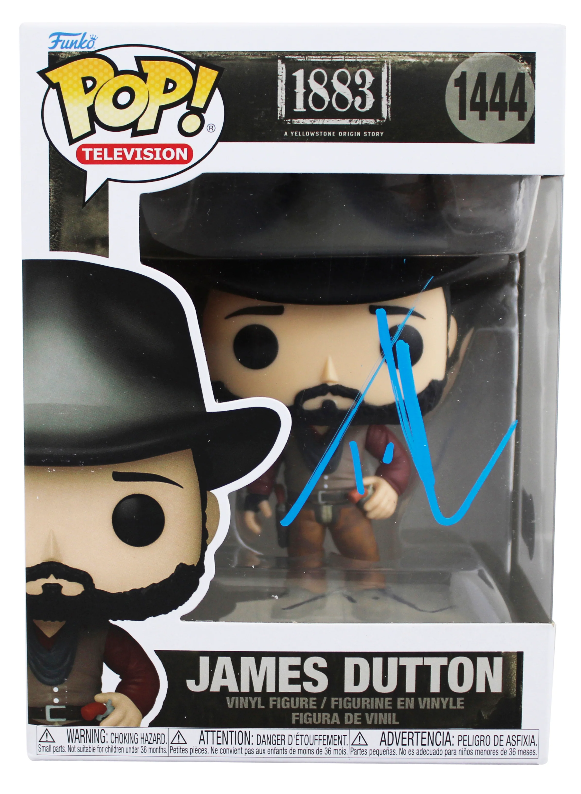 Tim McGraw 1883 Signed James Dutton #1444 Funko Pop Vinyl Figure BAS #BS28463 - Image 2