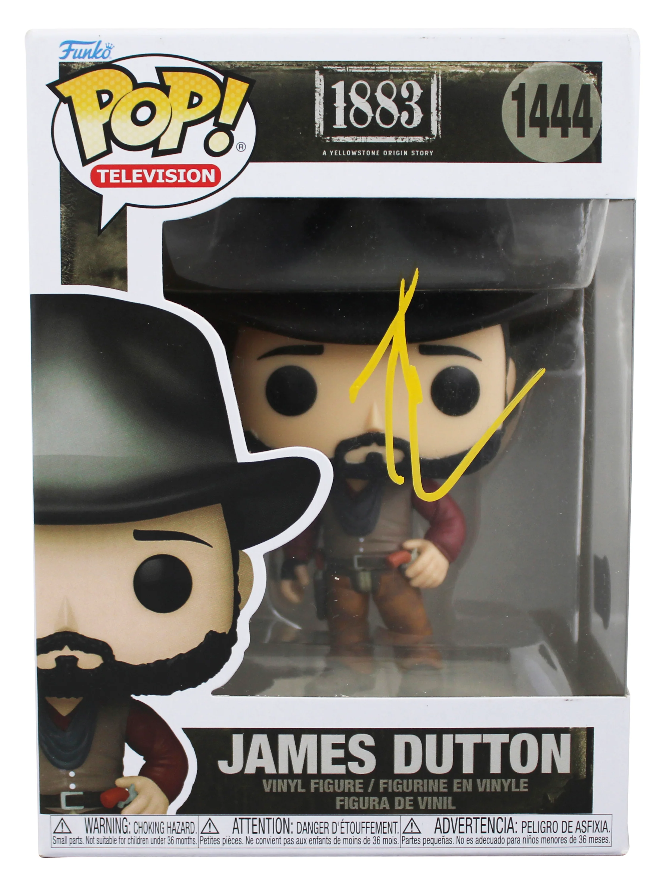 Tim McGraw 1883 Signed James Dutton #1444 Funko Pop Vinyl Figure BAS #BT61093 - Image 2