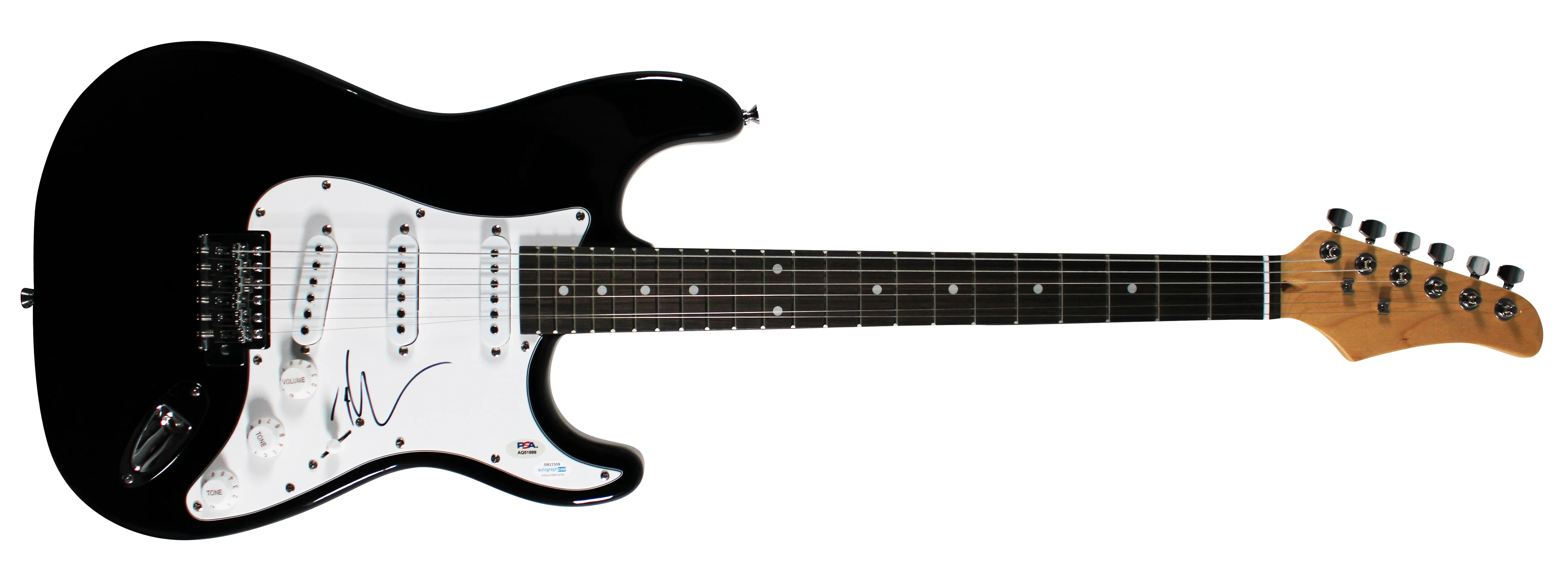 Tim McGraw Authentic Signed Black Electric Guitar Autographed PSA/DNA #AQ51699 - Image 4