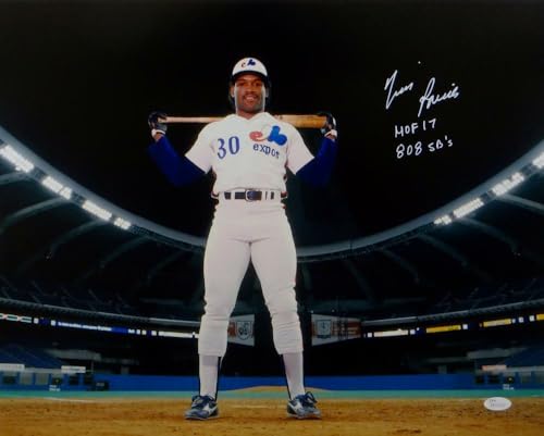 Tim Raines Autographed Expos 16x20 On Field w/ Inscriptions Photo- JSA W Auth - Image 6