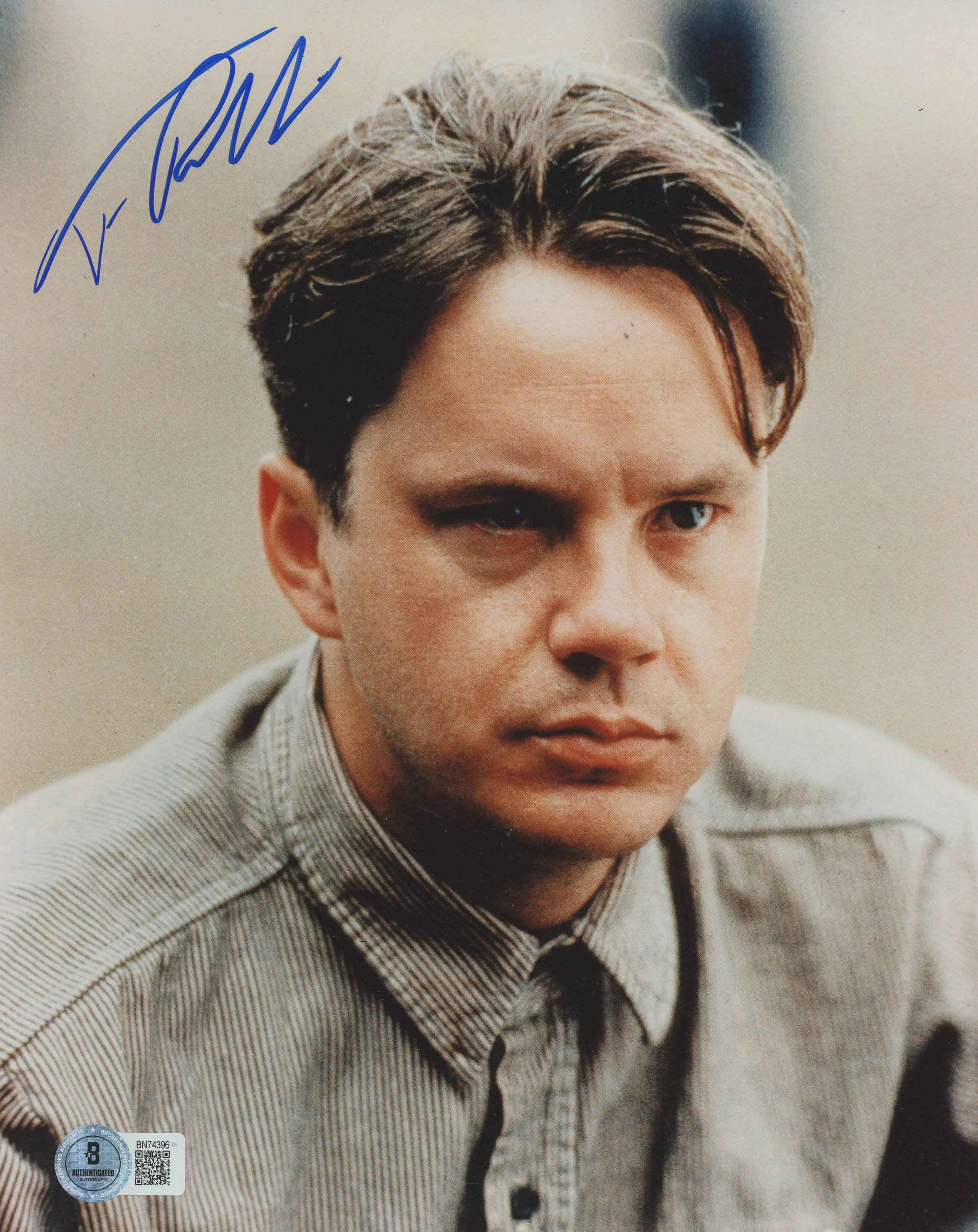 Tim Robbins The Shawshank Redemption Authentic Signed 8x10 Photo BAS #BN74396 - Image 2