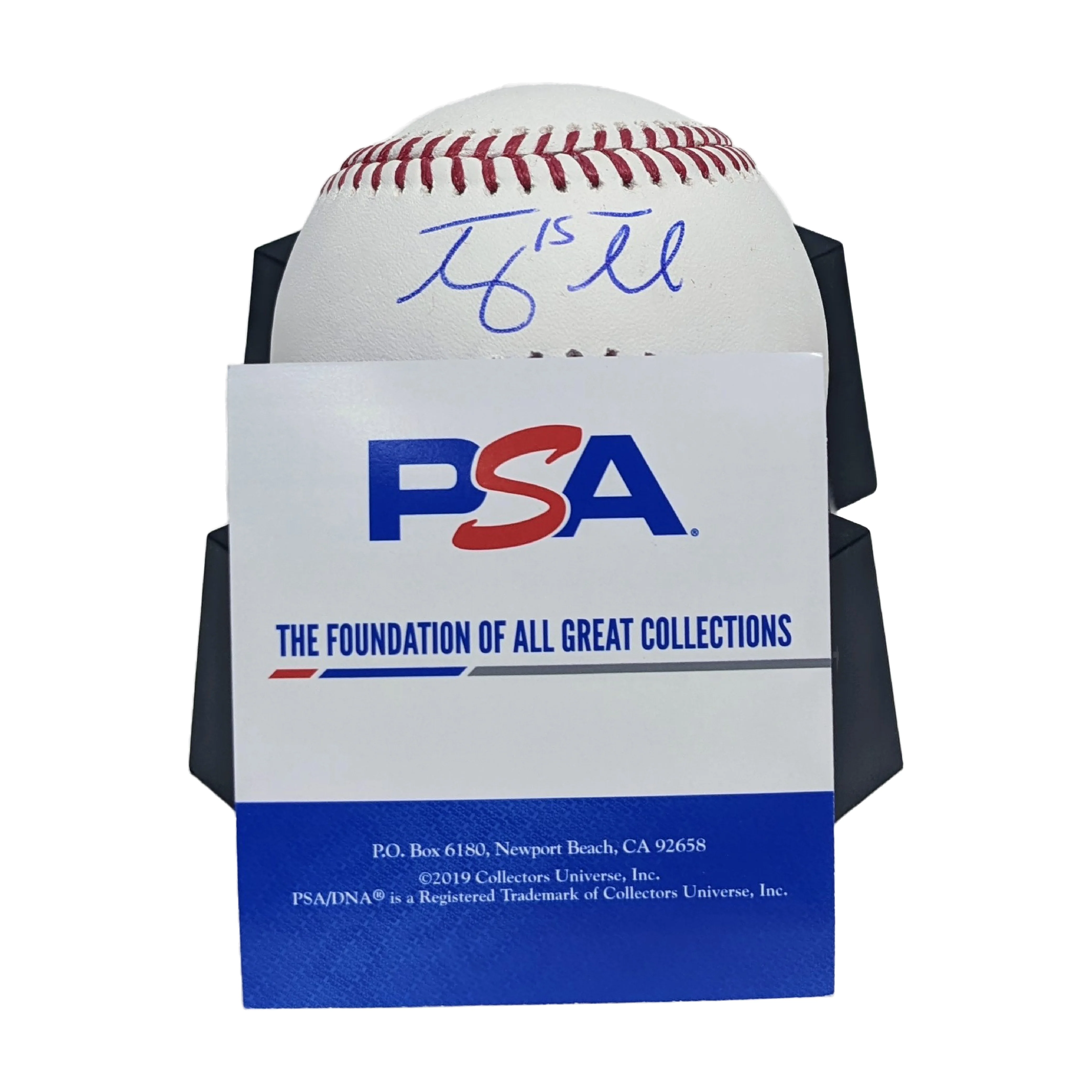 Tim Tebow Autographed Official MLB Baseball. PSA Authentication.