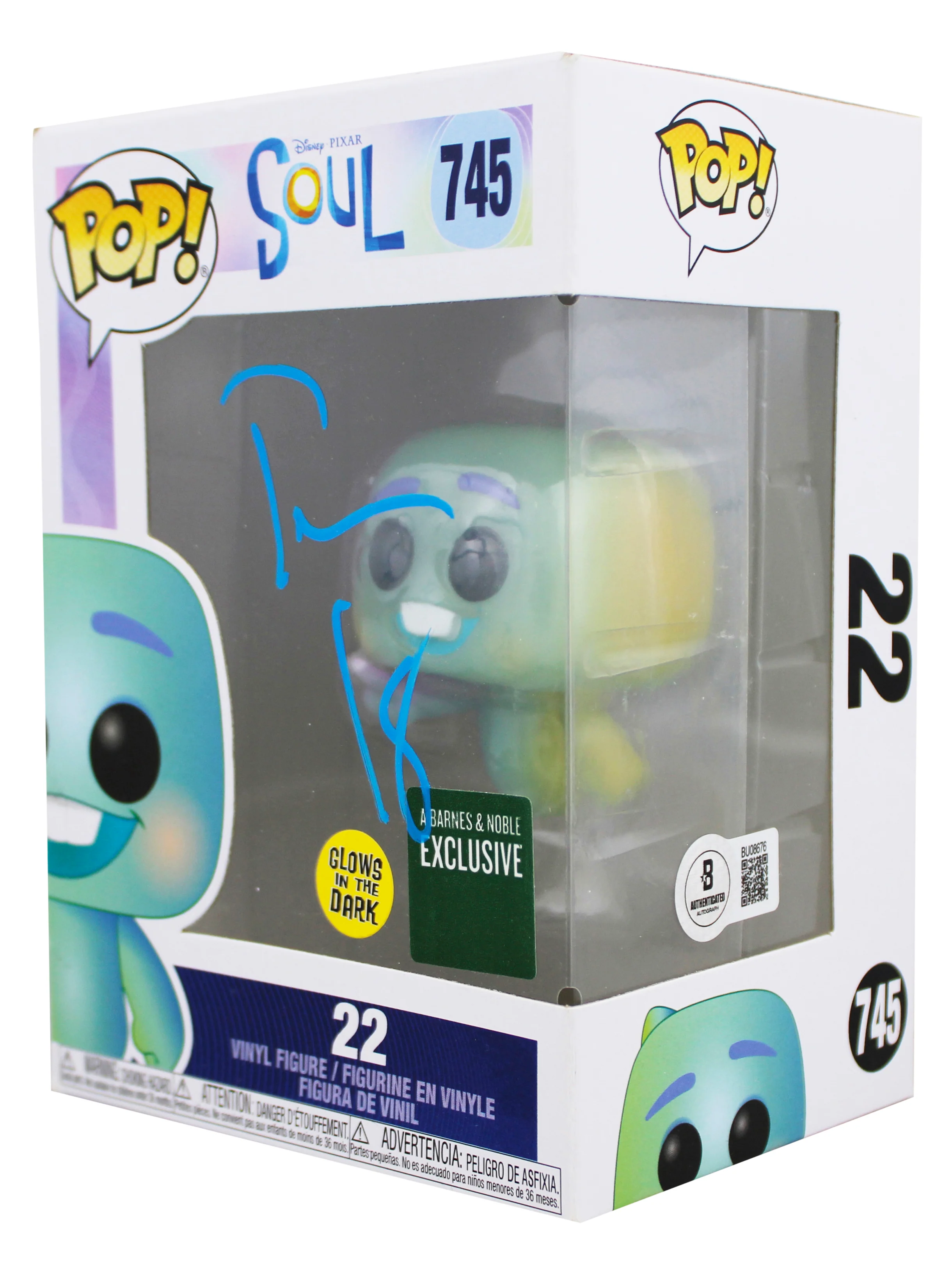 Tina Fey Soul Authentic Signed 22 #745 Funko Pop Vinyl Figure BAS #BU08676 - Image 3