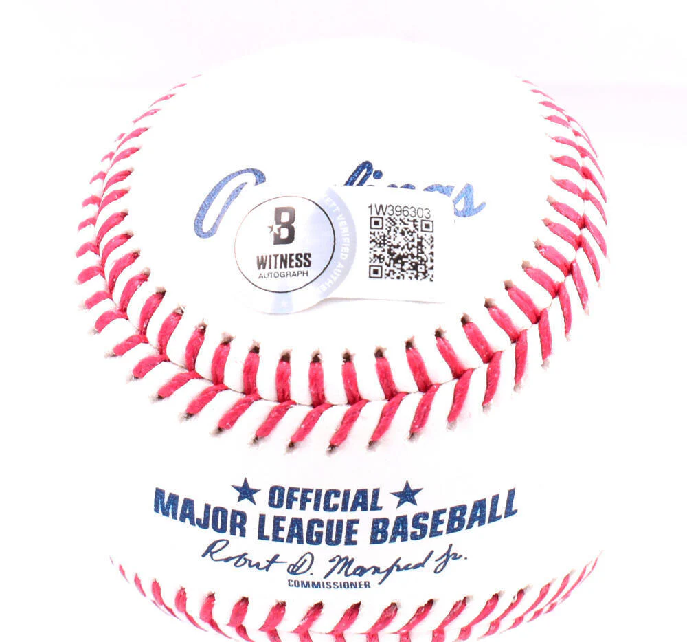 Tino Martinez Autographed Rawlings OML Baseball w/ Bam-Tino - Beckett W Hologram - Image 3