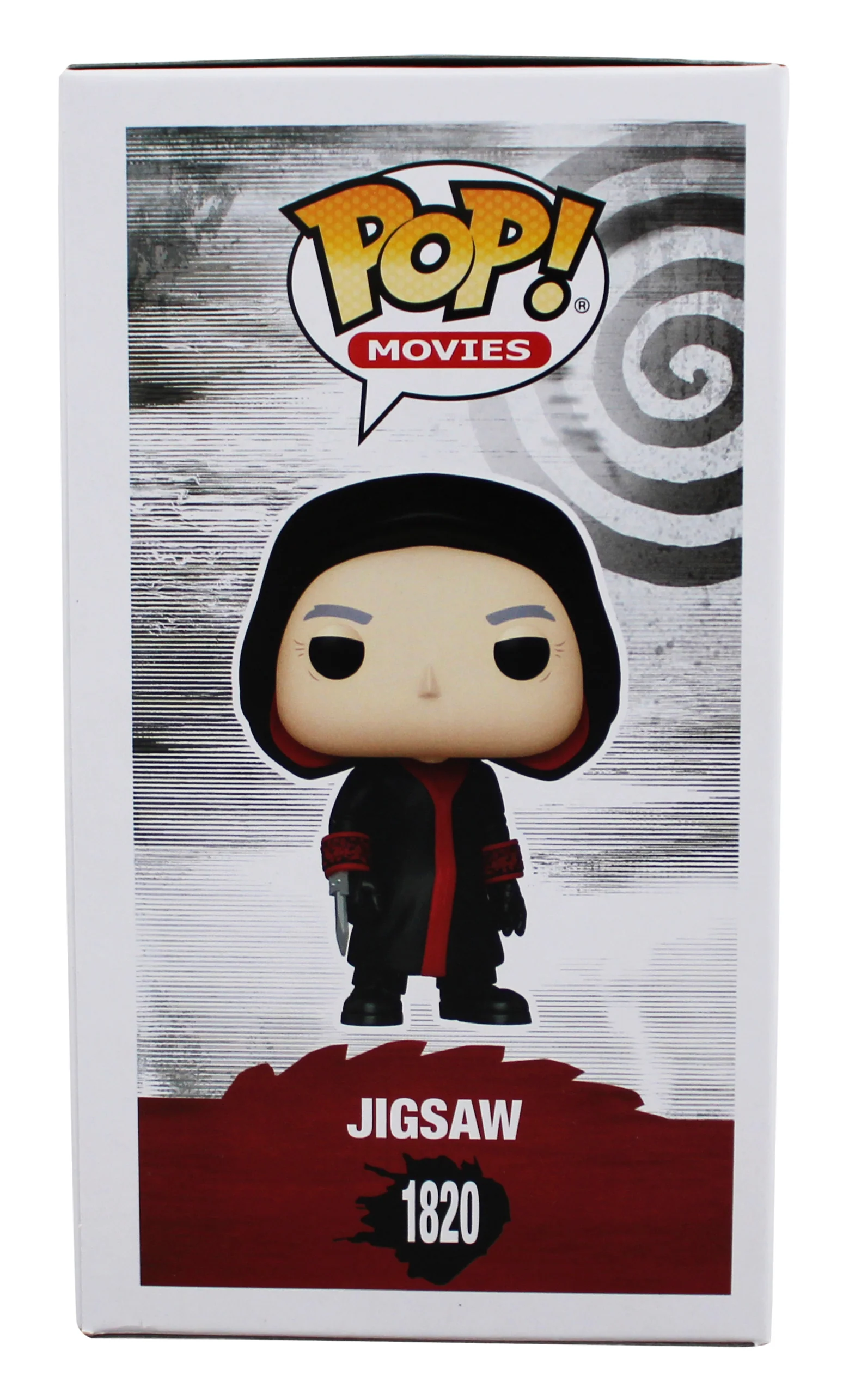 Tobin Bell Saw "Jigsaw" Signed #1820 Funko Pop Vinyl Figure W/ White Sig BAS Wit - Image 6