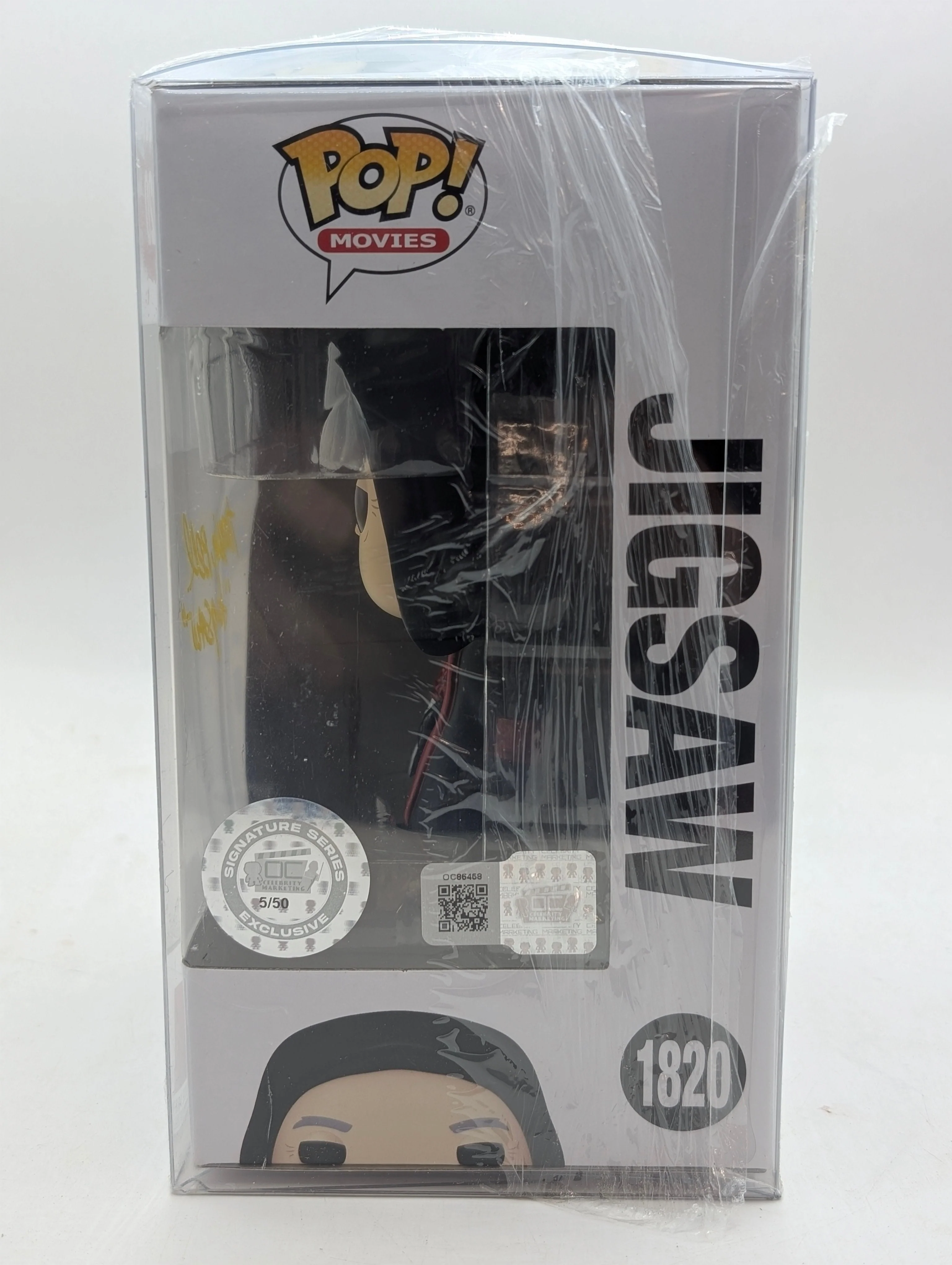 Tobin Bell Signed "Saw" #1820 Jigsaw Funko Pop Signature Series /50 - OCCM - Image 2