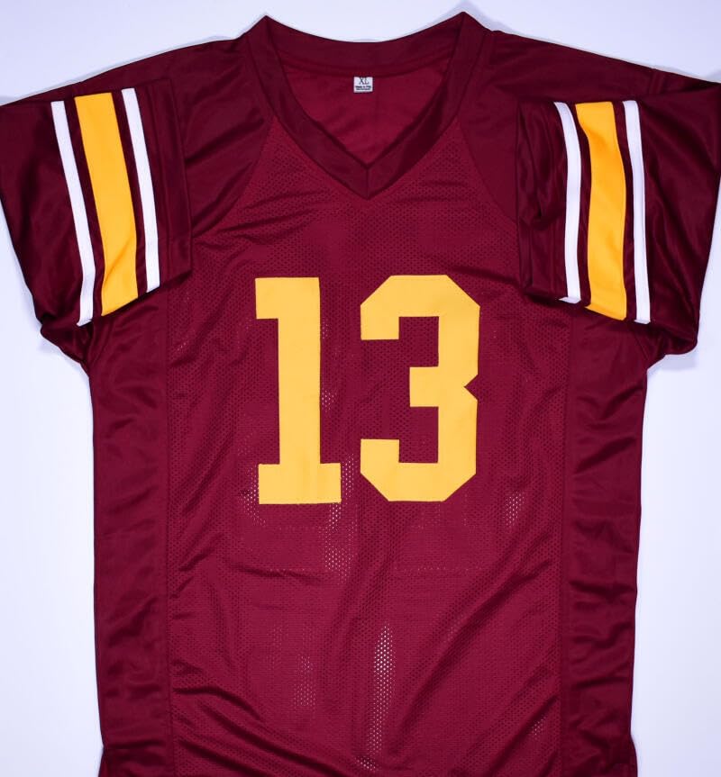 Todd Marinovich Autographed Maroon College Style Jersey- JSA W *Black - Image 8