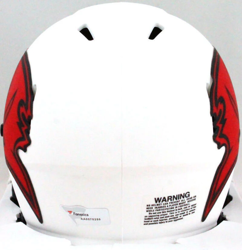 Tom Brady Signed Tampa Bay Buccaneers Lunar Mini Helmet- Fanatics/LOA *Black - Image 3