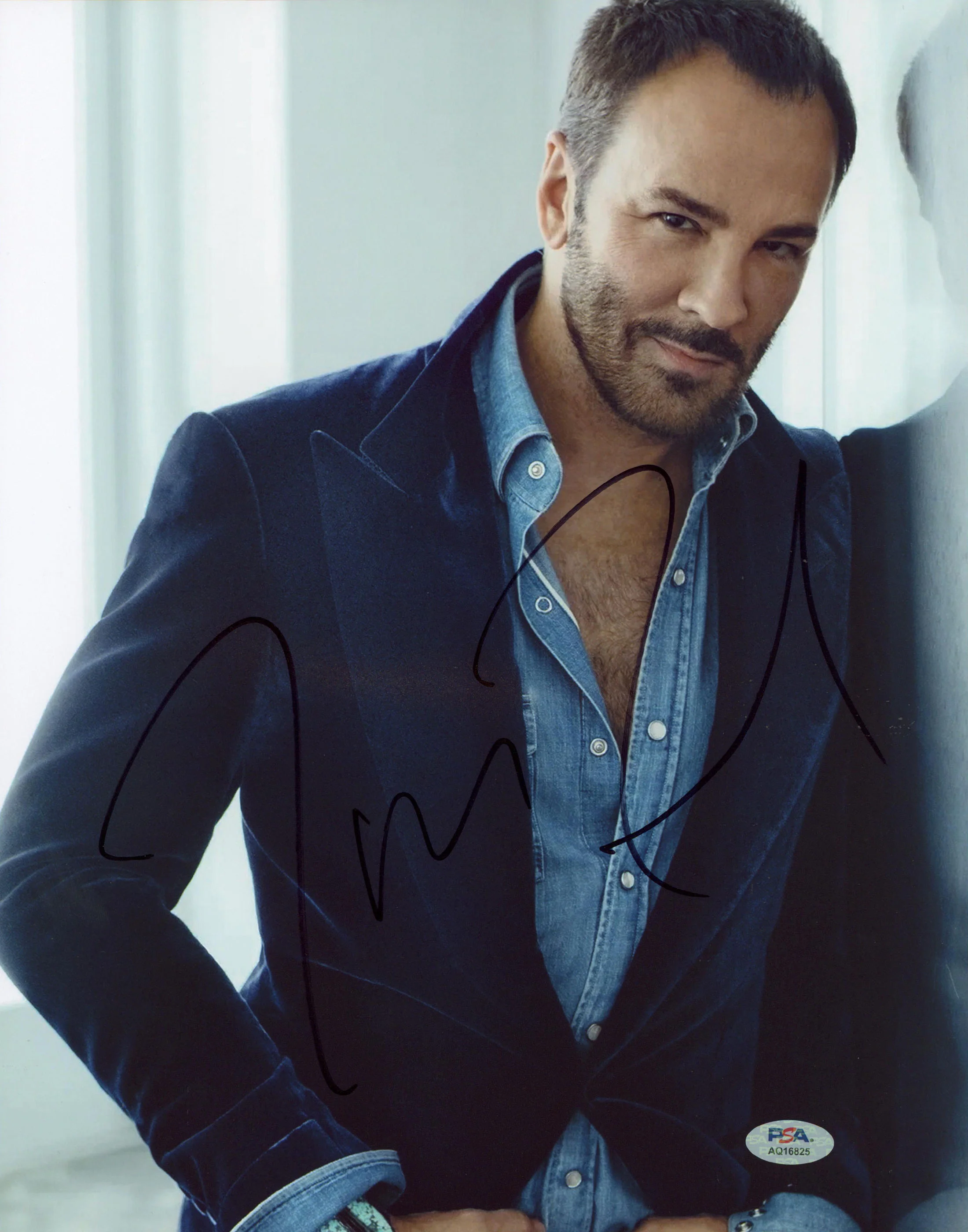 Tom Ford A Single Man Authentic Signed 11x14 Vertical Photo PSA/DNA #AQ16825