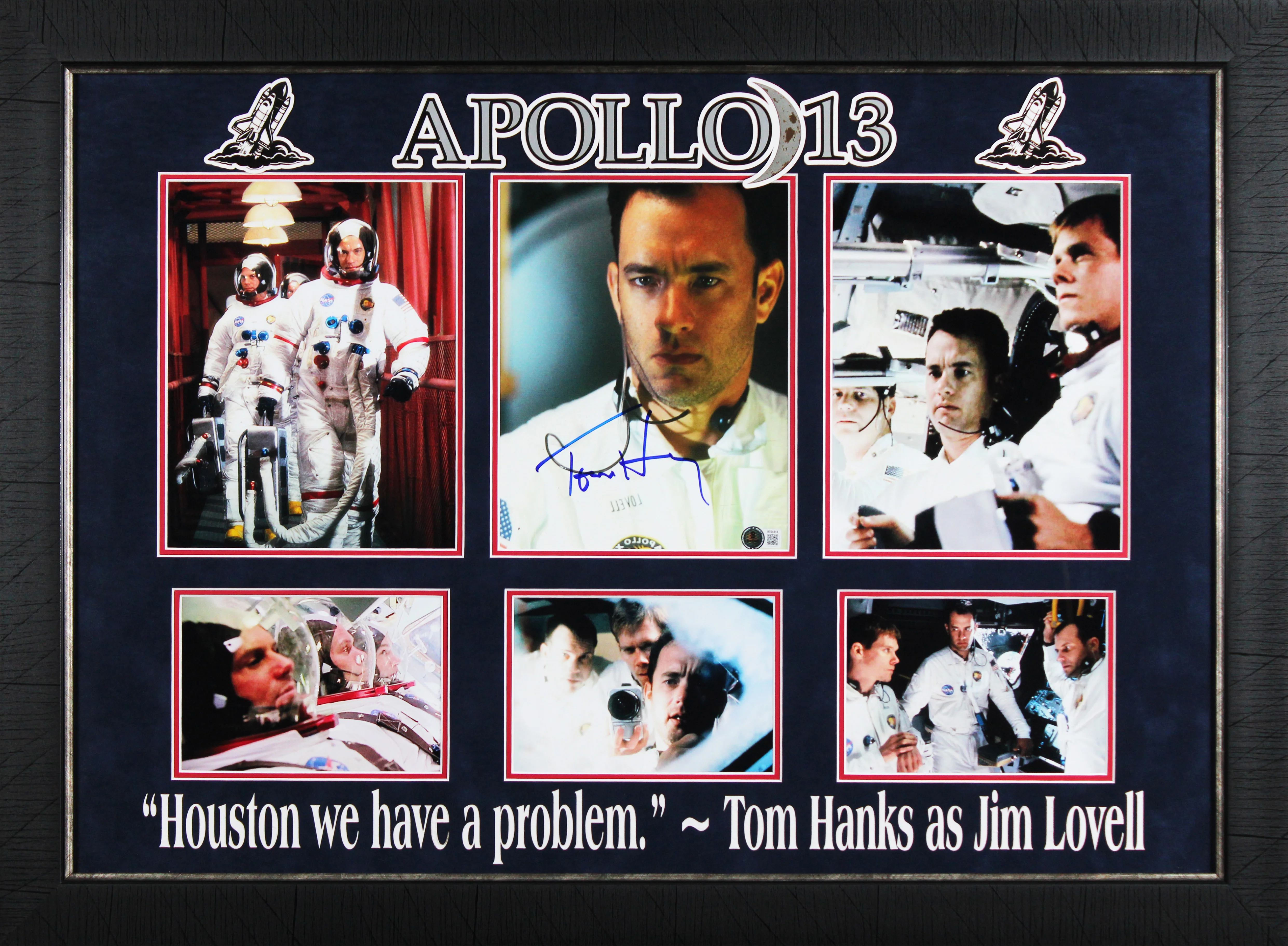 Tom Hanks Apollo 13 Authentic Signed 8x10 Framed Photo Autographed BAS #BT04818 - Image 2