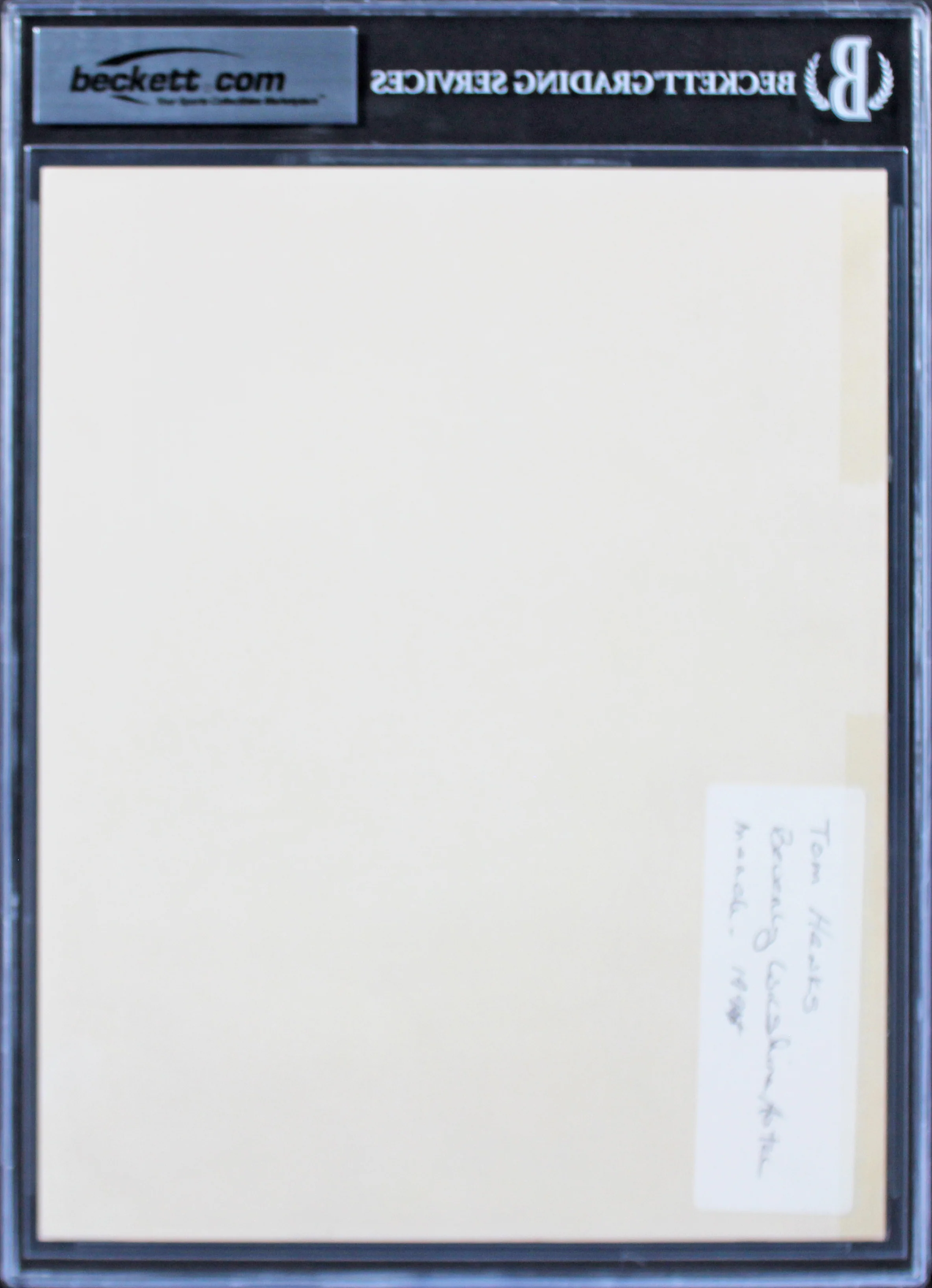 Tom Hanks Big Authentic Signed 8x10 Lobby Card Photo Auto Graded 10! BAS Slabbed - Image 3