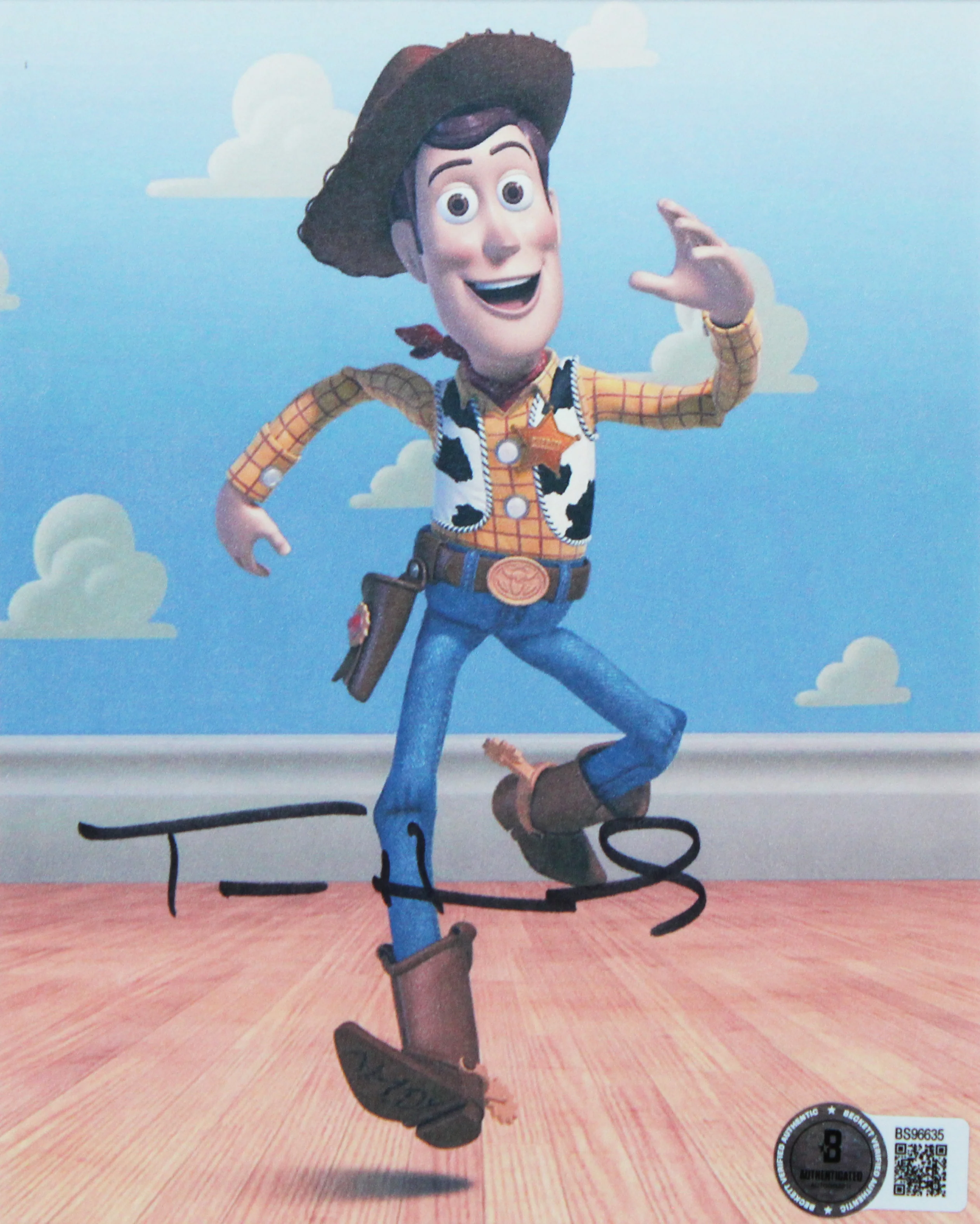 Tom Hanks Toy Story Authentic Signed Framed Display Autographed BAS - Image 3