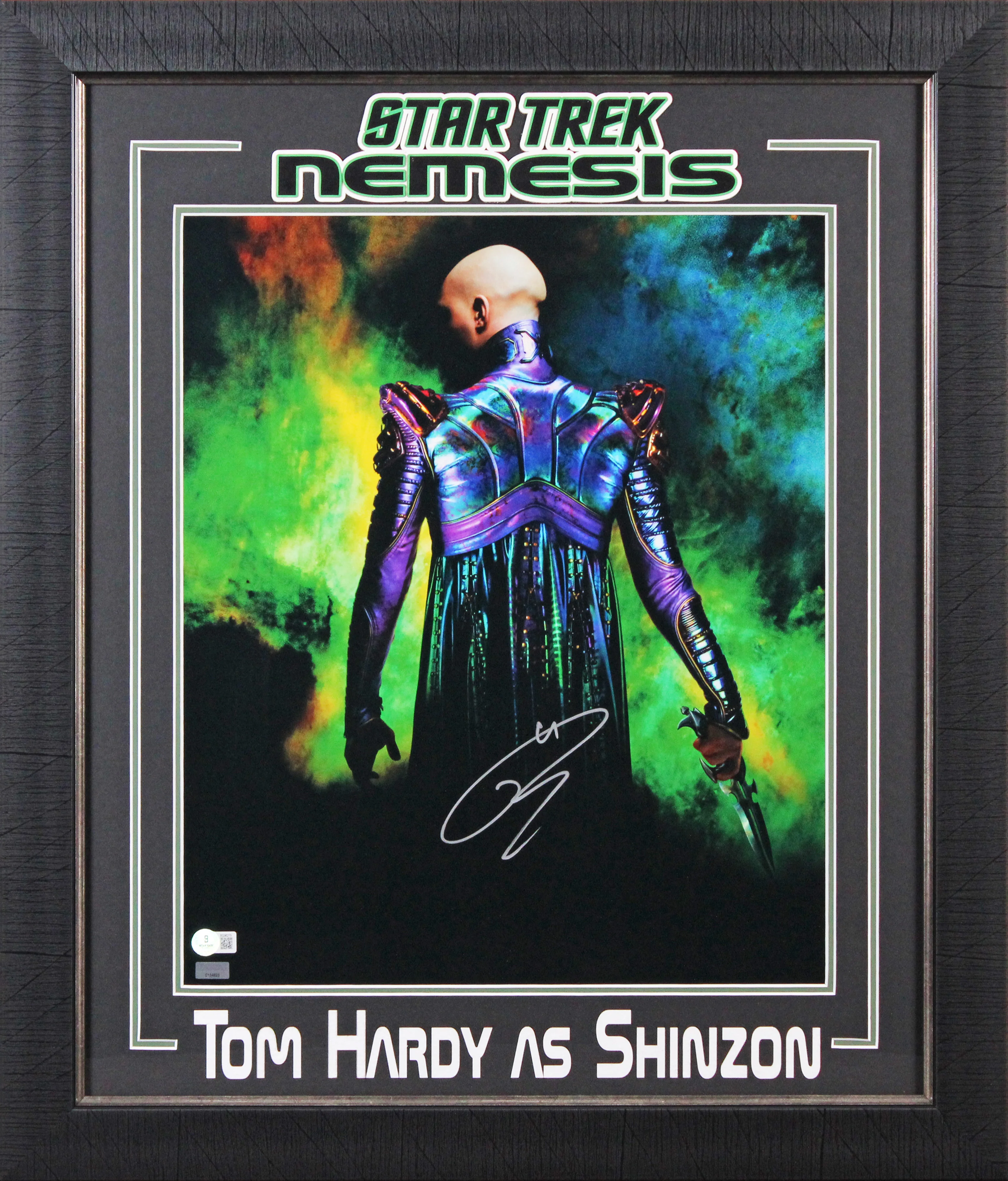 Tom Hardy Star Trek Nemesis Authentic Signed 16x20 Framed Photo Autographed BAS - Image 2