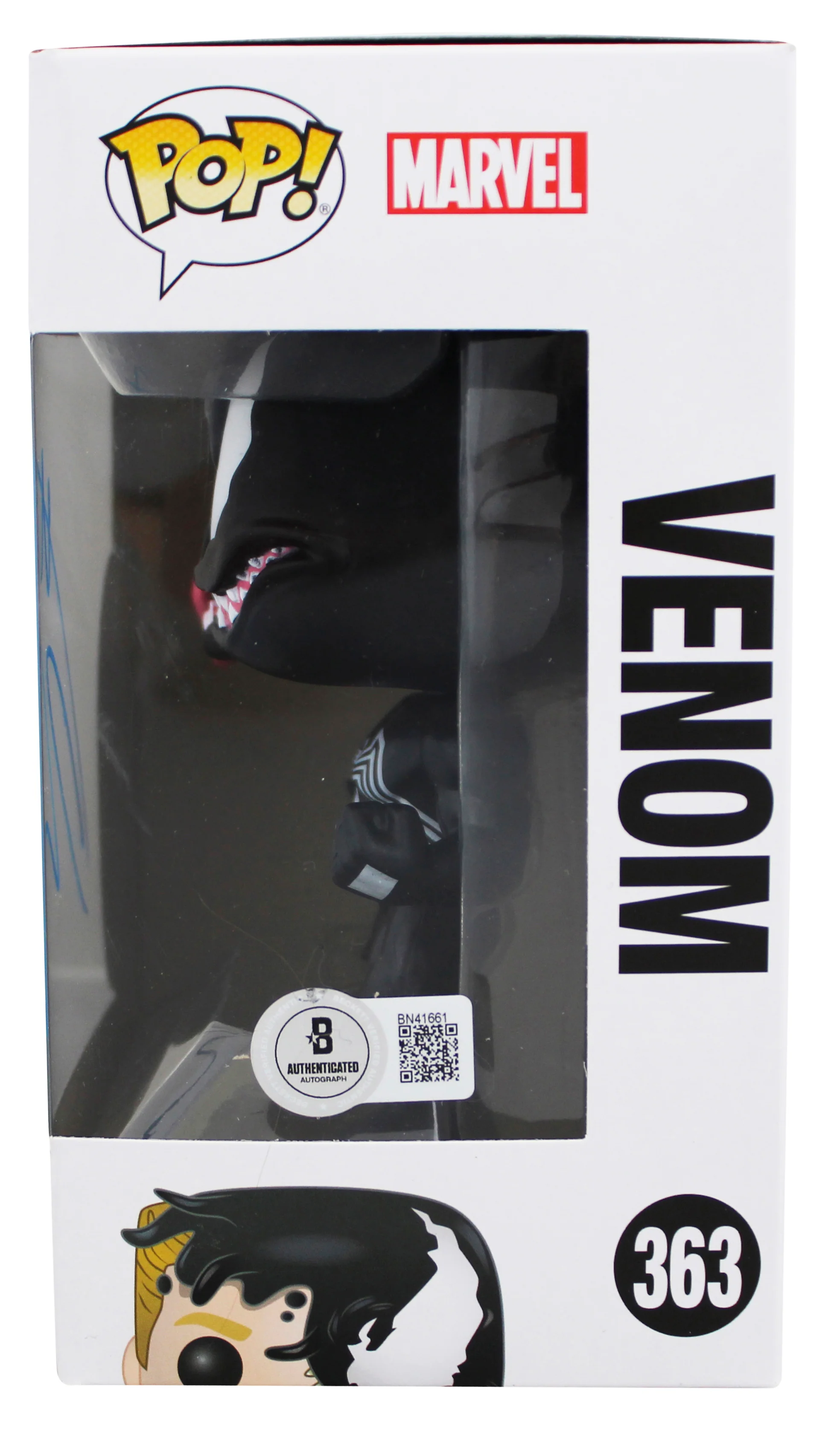 Tom Hardy Venom Authentic Signed Venom #363 Funko Pop Vinyl Figure BAS #BN41661 - Image 4