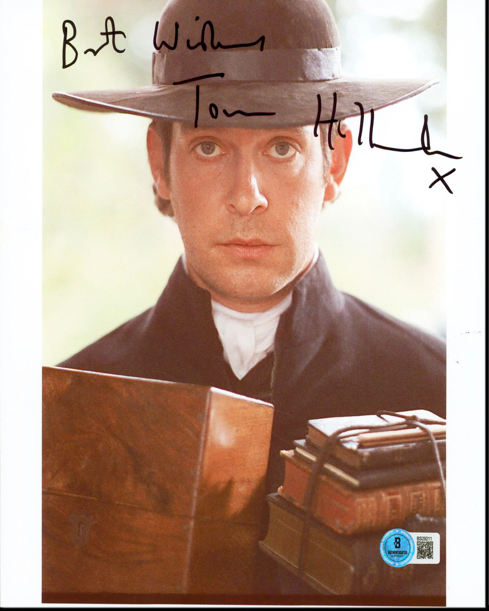 Tom Hollander Pride & Prejudice "Best Wishes" Signed 8.5x9.75 Photo BAS #BS29211 - Image 2
