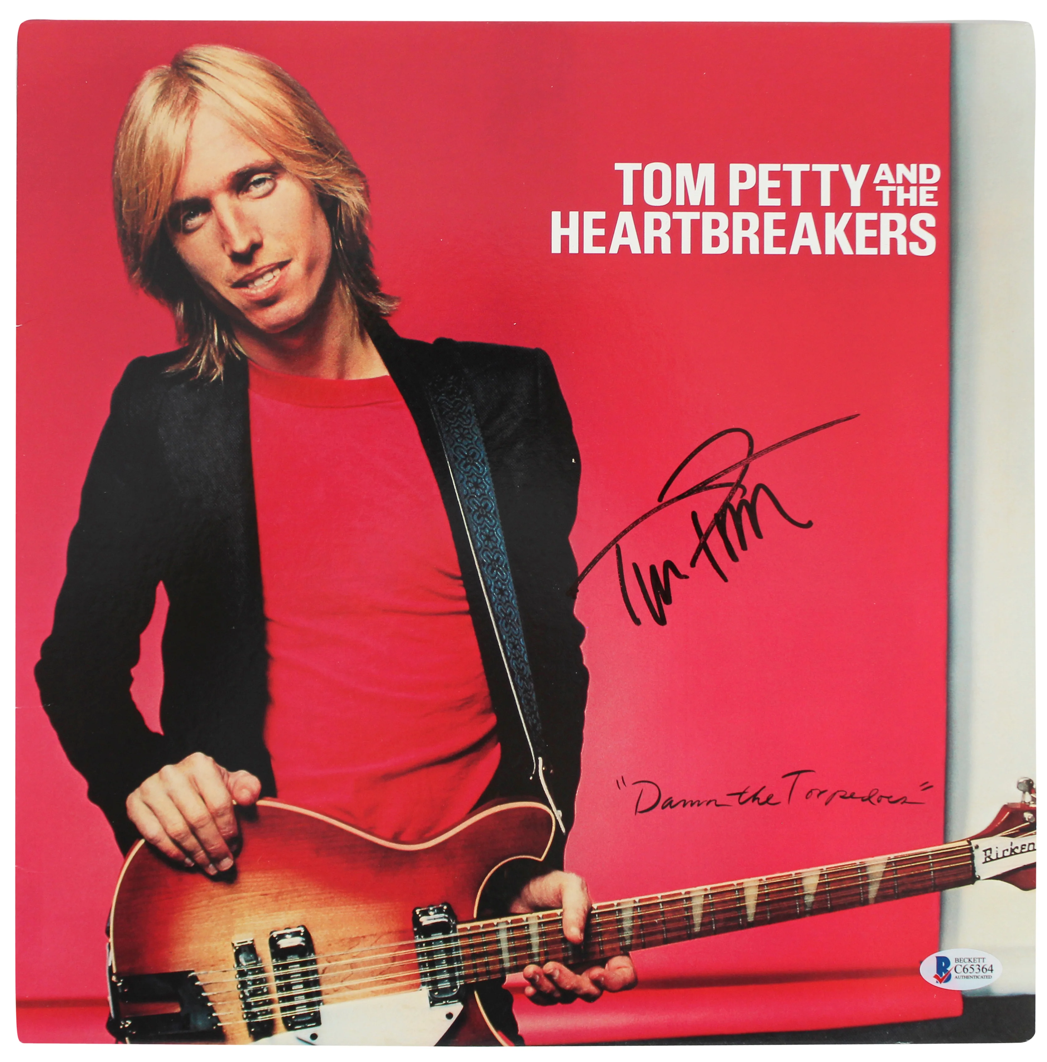 Tom Petty Authentic Signed Damn The Torpedoes Album Cover BAS #C65364 - Image 2