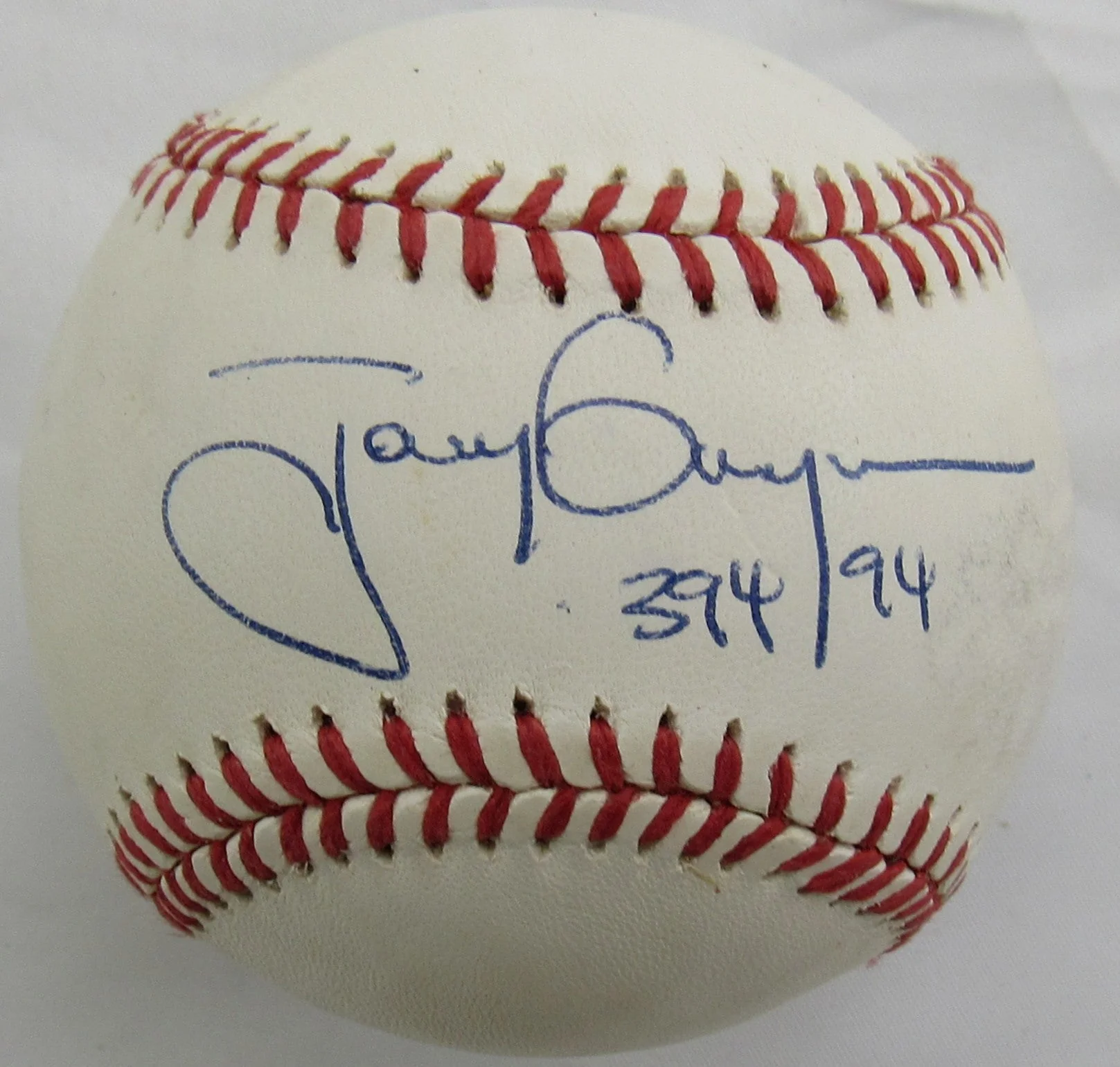 Tony Gwynn Signed Auto Rawlings Baseball JSA CM07275 w.394/94