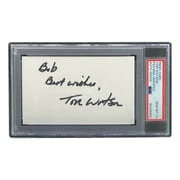 Tom Watson Signed Slabbed Index Card PSA/DNA Gem MT 10 - Image 3
