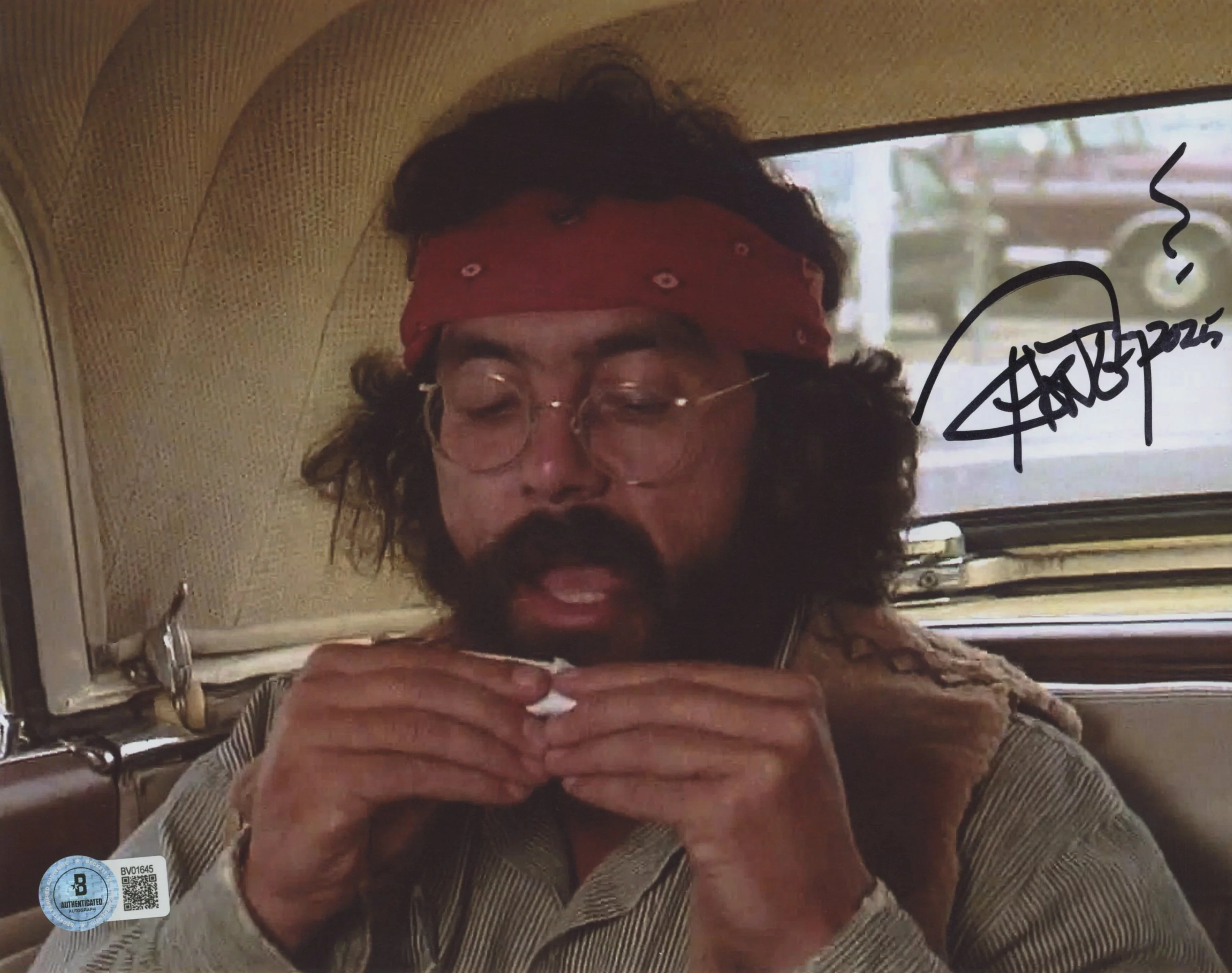 Tommy Chong Cheech & Chong Authentic Signed 8x10 Horizontal Photo BAS 18