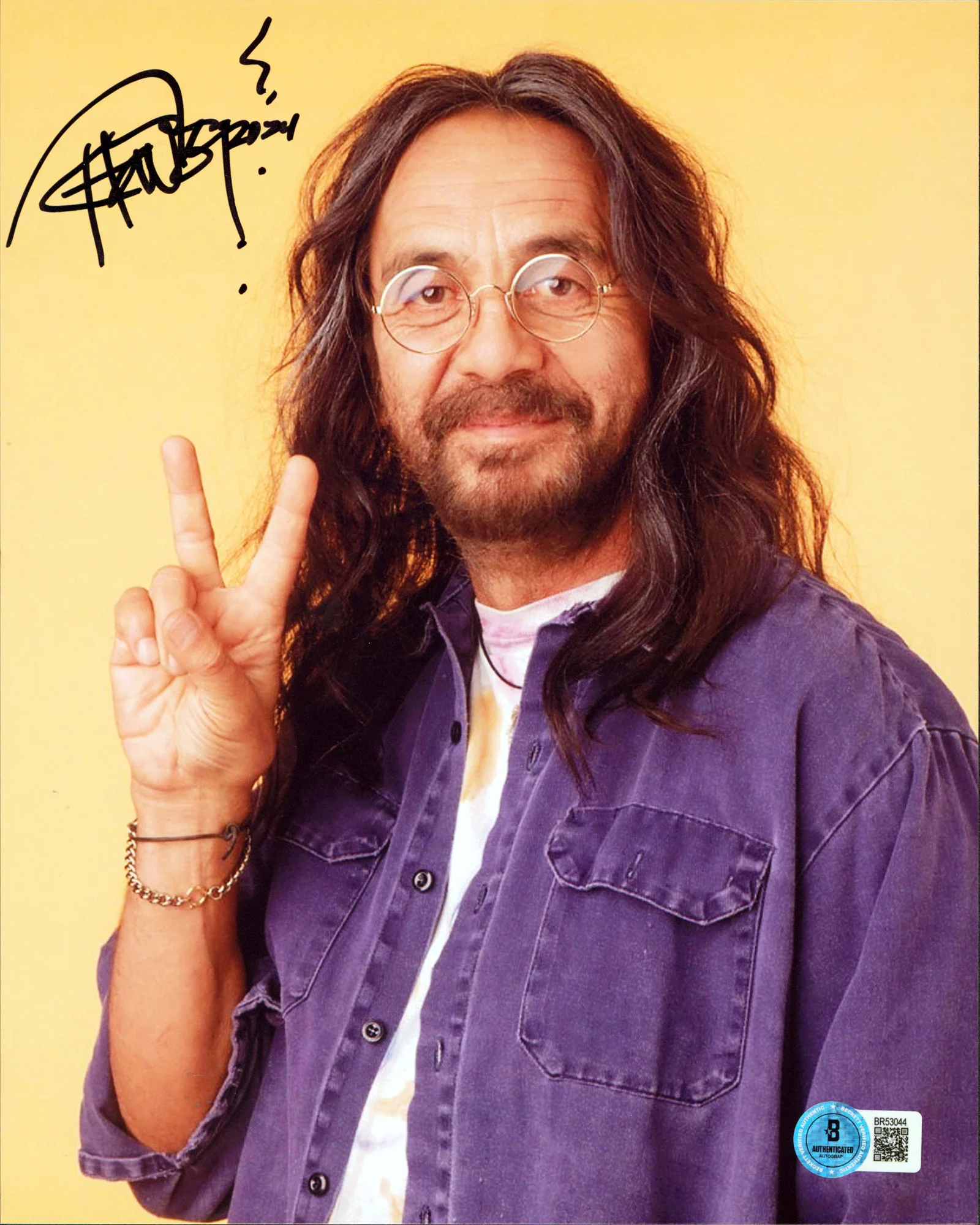 Tommy Chong Cheech & Chong Authentic Signed 8x10 Vertical Photo BAS #BR53044