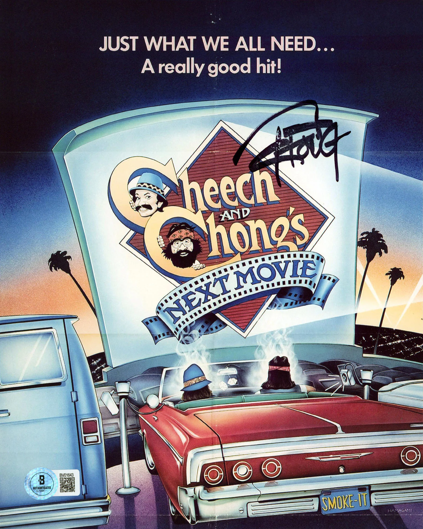 Tommy Chong Cheech & Chong's Next Movie Authentic Signed 8x10 Photo BAS #BV01643 - Image 2