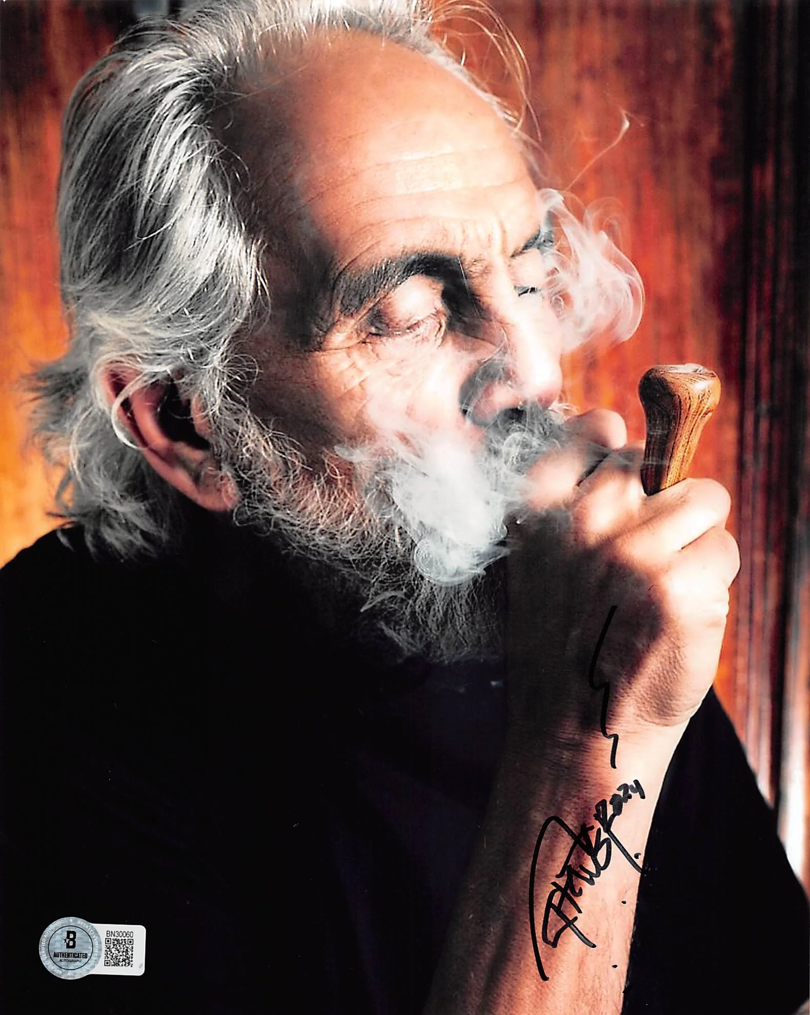 Tommy Chong Cheech & Chong Signed 8x10 Vertical Photo w/ Black Sig BAS 5 - Image 2