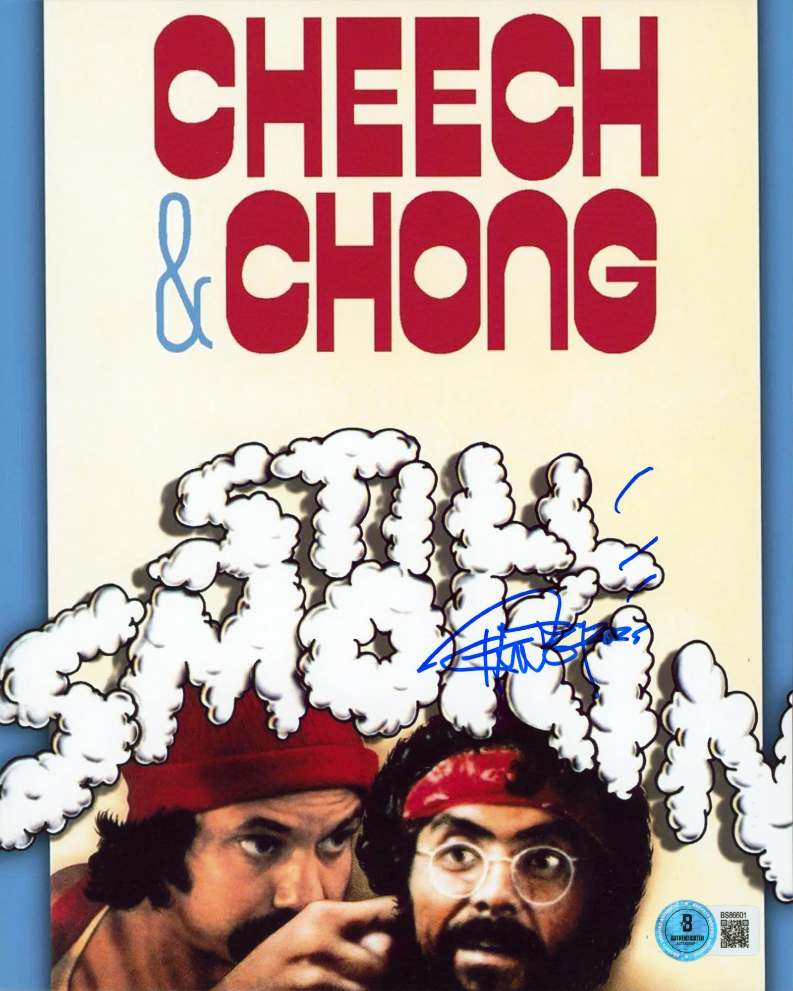 Tommy Chong Still Smokin' Authentic Signed 8x10 Vertical Photo BAS 13 - Image 2