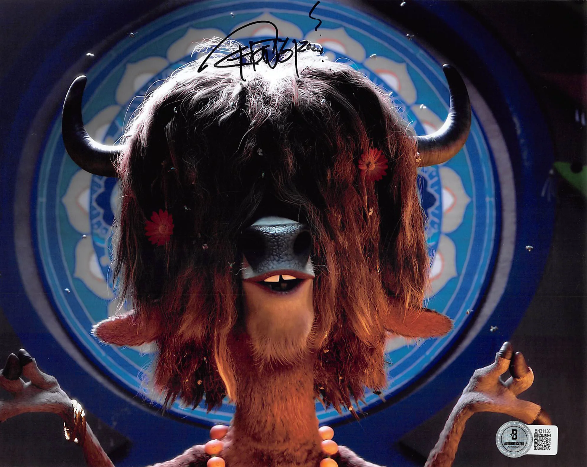 Tommy Chong Zootopia Authentic Signed 8x10 Horizontal Photo w/ Black Sig BAS 8 - Image 2