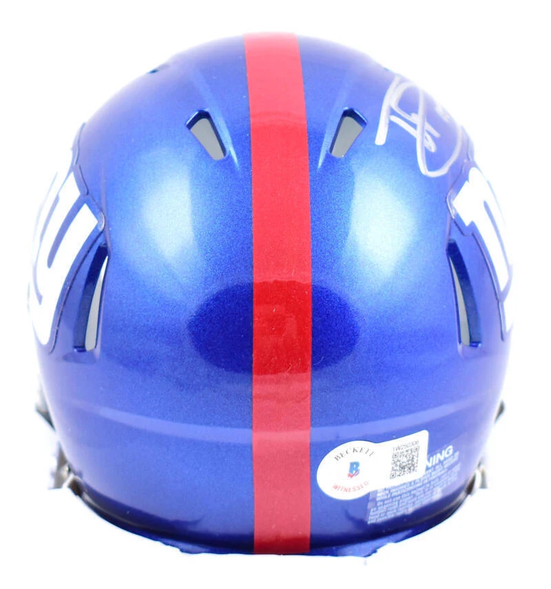 Tommy DeVito Autographed New York Giants Speed Mini Helmet-Beckett W Hologram - Image 3